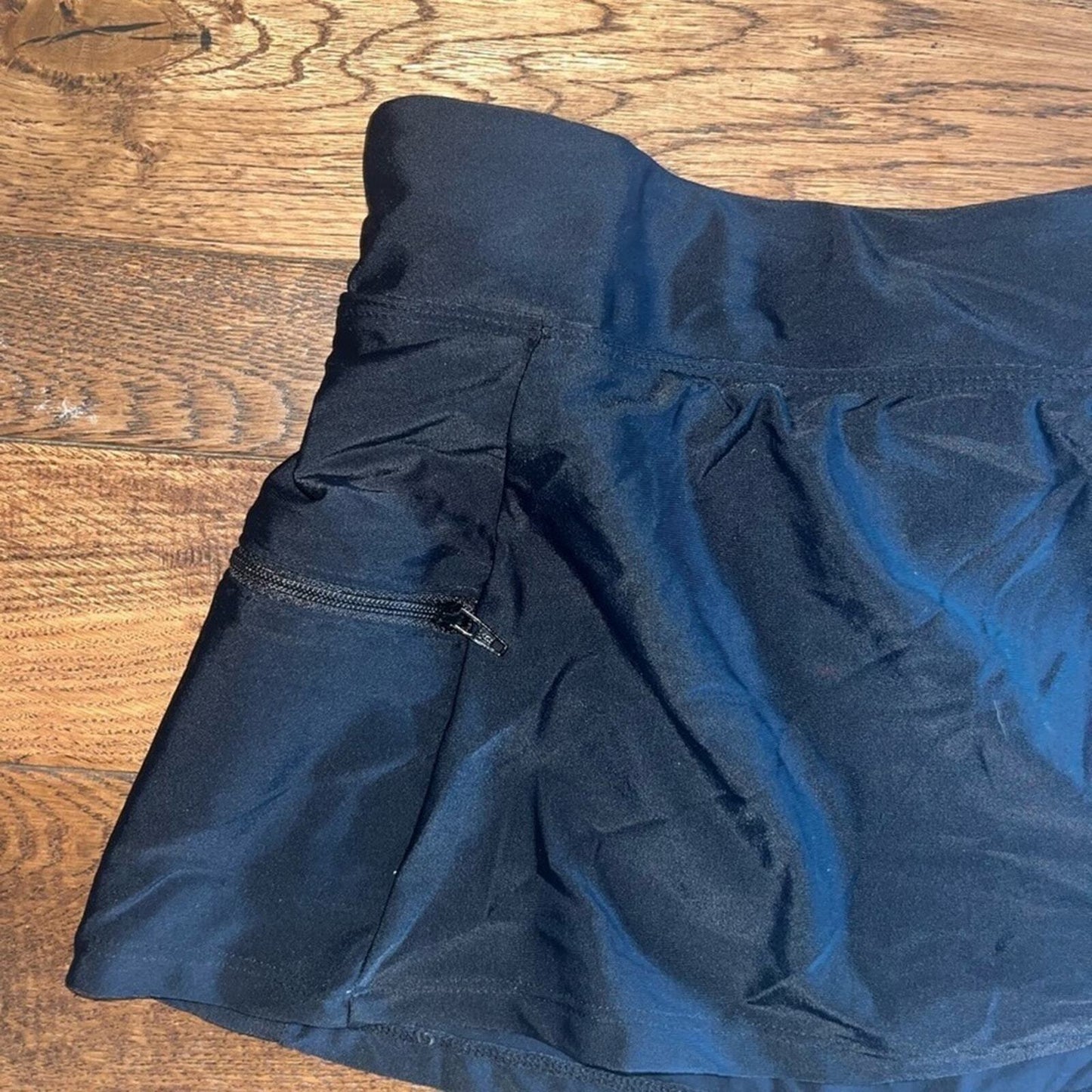Spalshletics Womens Size Small Black Athletic Skort Swim Bottoms NWT