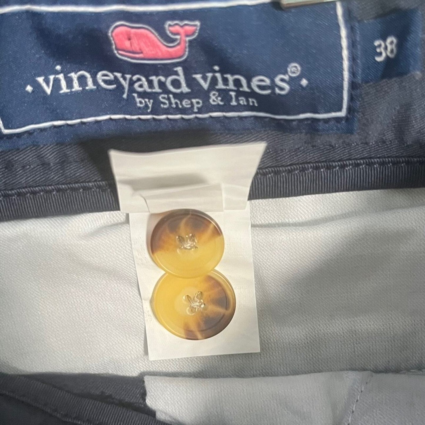 Vineyard Vines Mens 38 Flat Front Navy Classic Fit 9" Breaker Shorts NWT