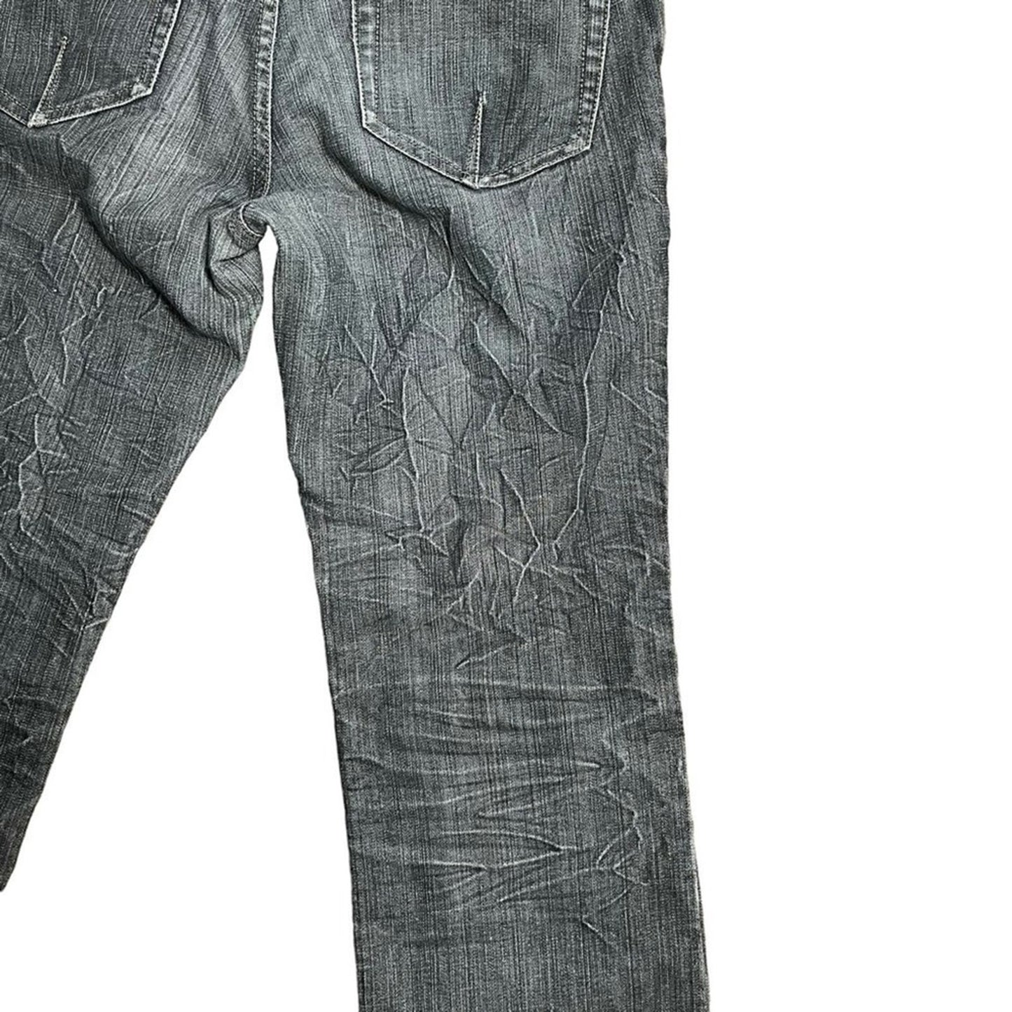 The Limited Womens Straight Denim Jeans Size 6 Black Gray Wash Classic Basic