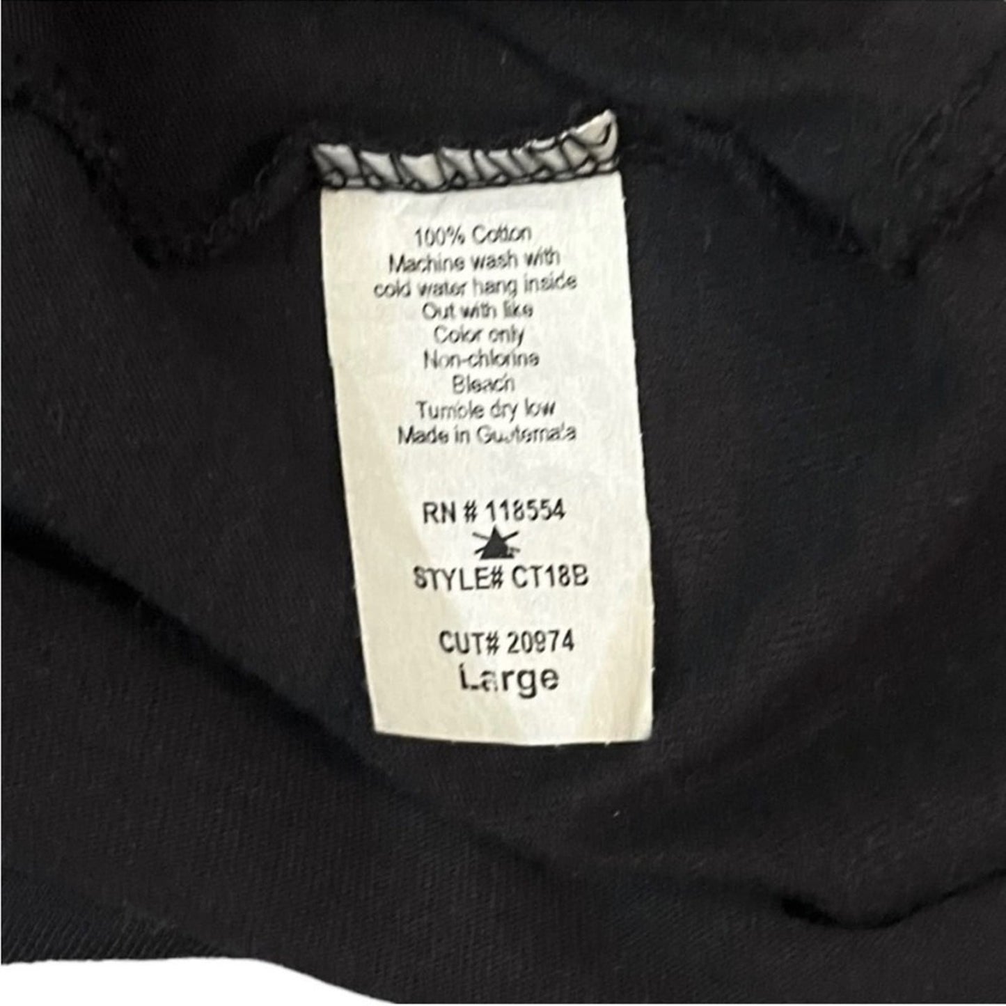 Occasion Biker Crop Top Womens Size Large Black Low V Neck Cutout Eagle NWT