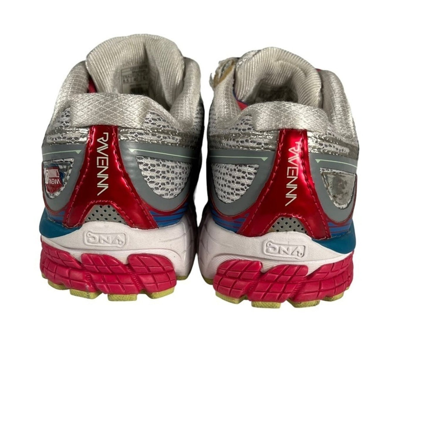 Brooks Ravenna 6 Womens Size 8.5 Silver Pink Athletic Running Shoe Sneaker