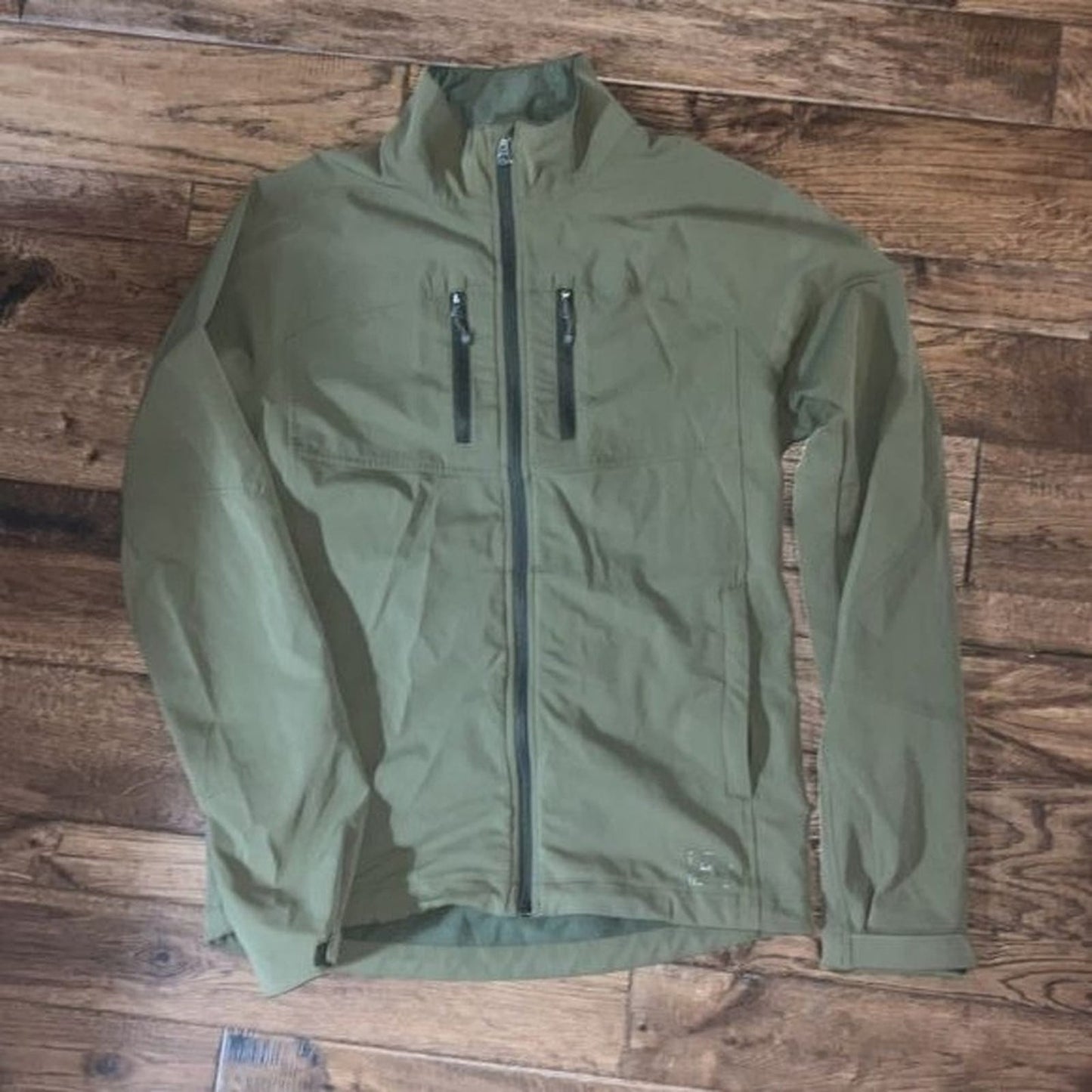 REI Soft Shell Jacket Mens Size Small Full Zip Mid Weight Protective Hiking Trek