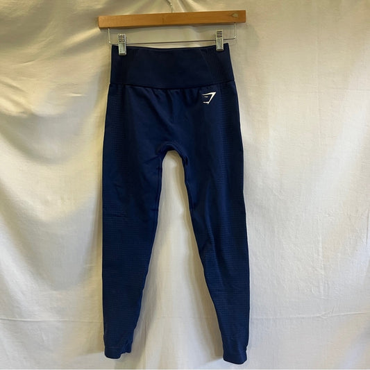 Gymshark Vital Seamless 2.0 Legging Heavy Blue Marl Size Small Gym Athletic Run