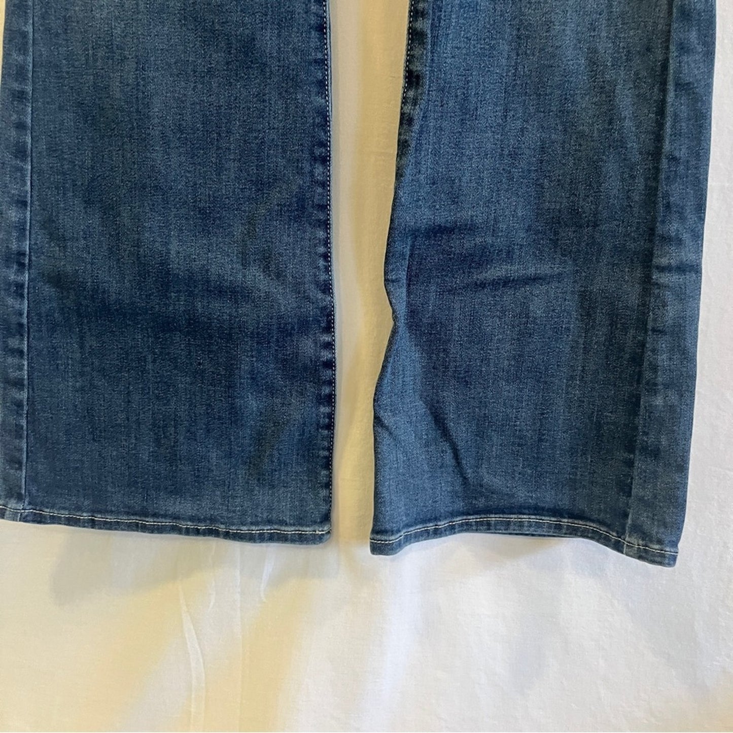 American Eagle Kickboot Super Stretch Denim Jeans Womens Size 14 Short Festival