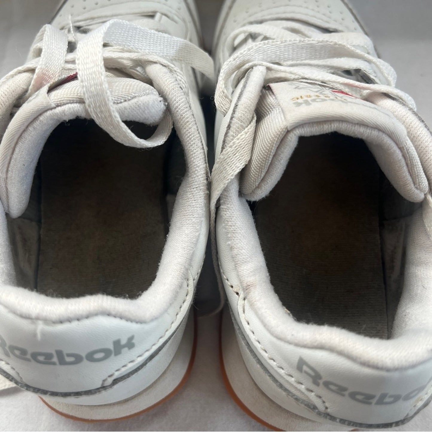 Reebok Classic Leather Sneakers Youth 2.5 Playwear Outdoor Tennis Shoes Casual