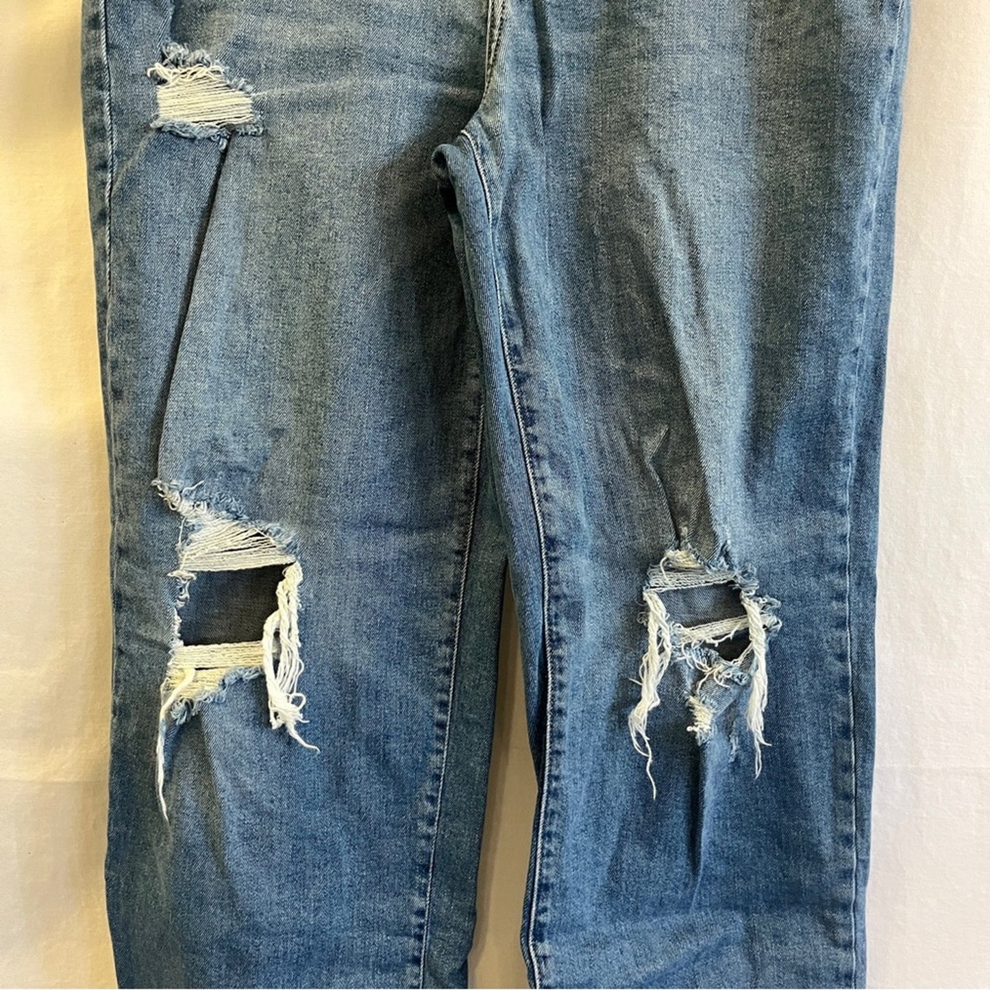 Old Navy High Rise OG Loose Denim Jeans Womens Size 14 Medium Wash Secret Pocket
