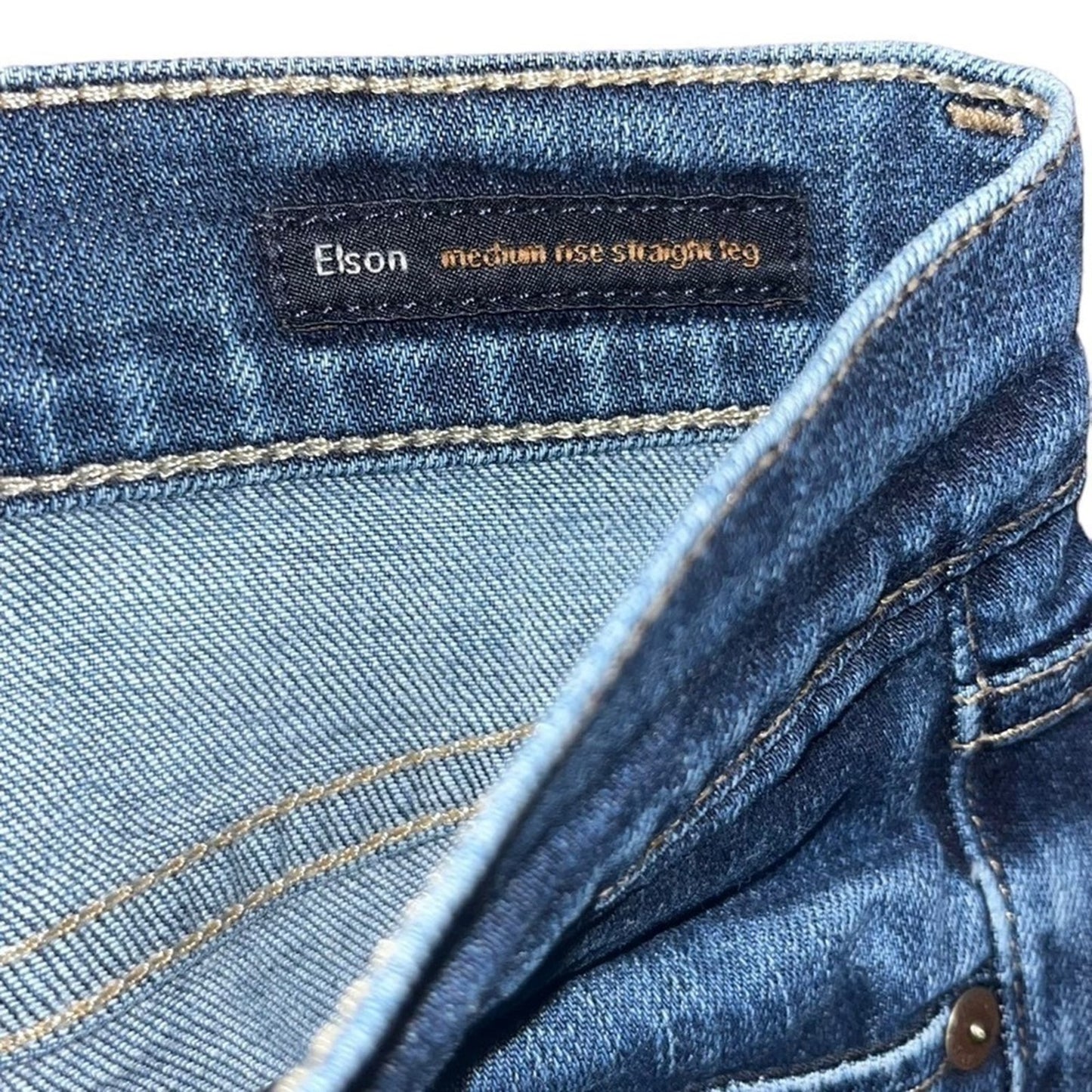 Citizens of Humanity Elson Jeans Womens Size 25 Medium Rise Straight Leg