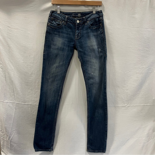 LTB Low Waist Denim Jeans Womens No Size Tag Long Basic Neutral Casual Festival