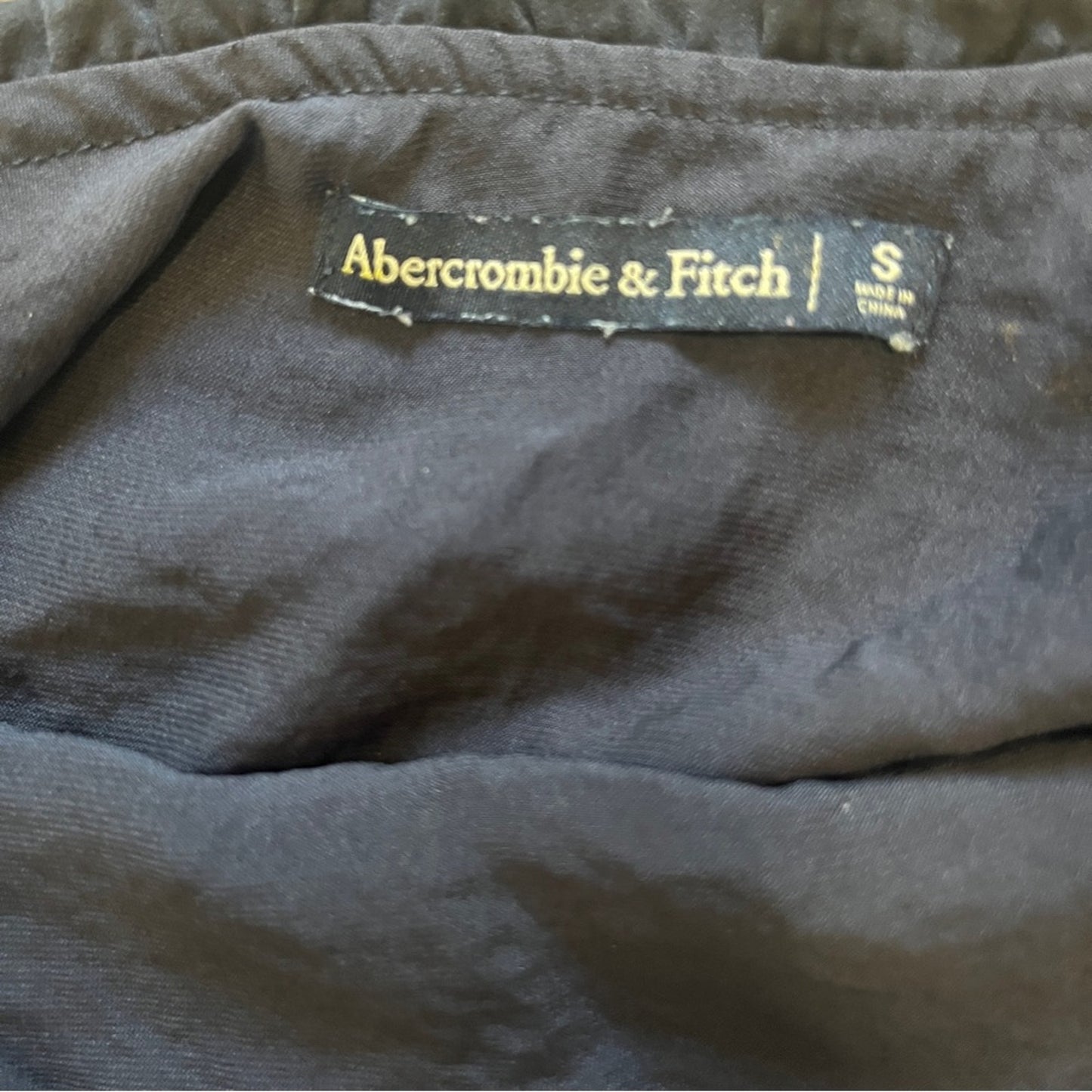 Abercrombie & Fitch Navy Camisole Top Womens Small Soft Girl Dainty Coastal Work
