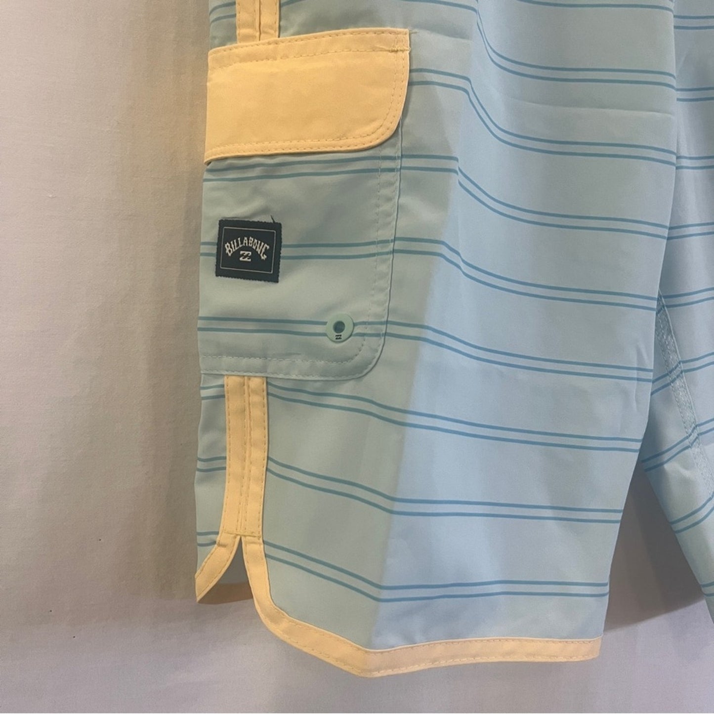Billabong Recycler Boardshorts Mens Size 29 Blue Yellow New Summer Swim Beach