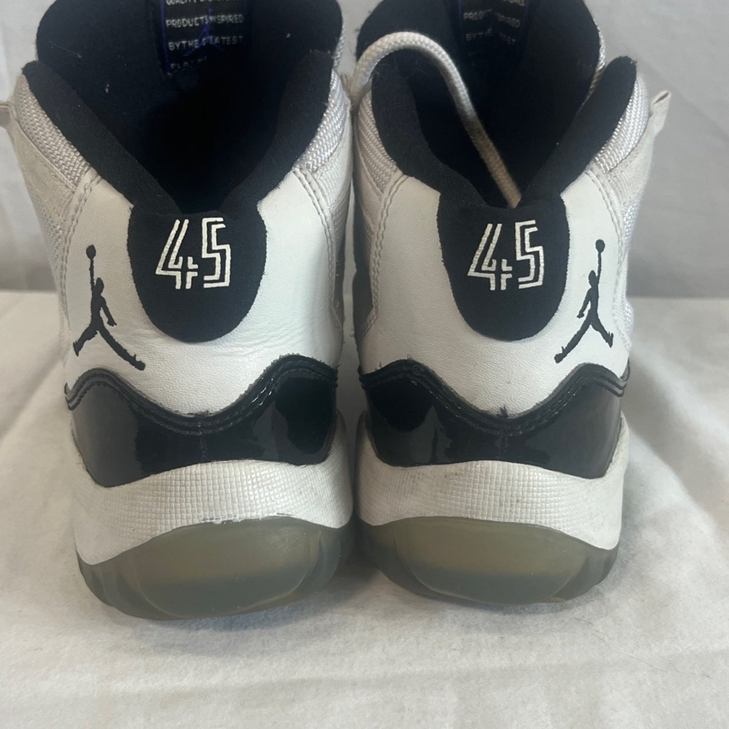 Air Jordan 11 Retro Concord Sneakers Youth 1.5 White Black Basketball 2018 45