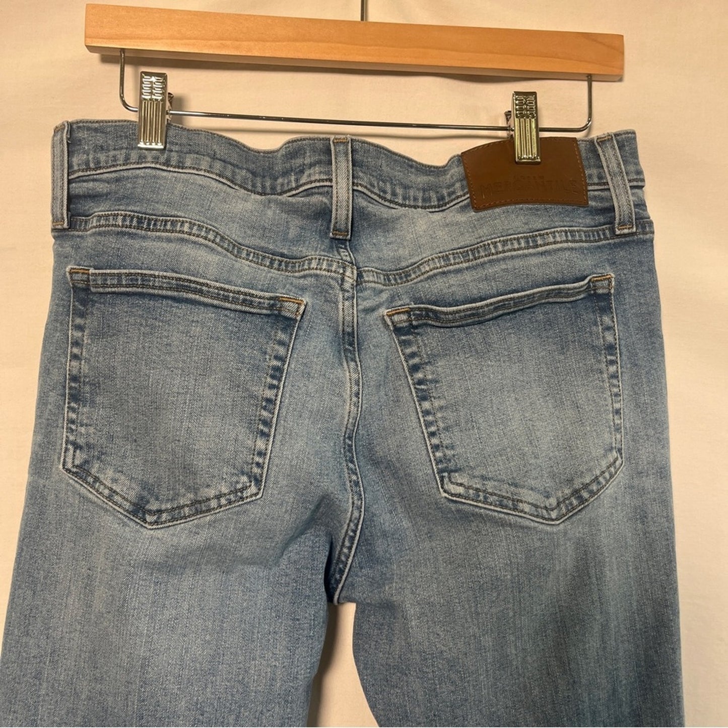 J Crew Mercantile Slim Flex Jeans Size 32x32 Denim Casual Basic Neutral Everyday