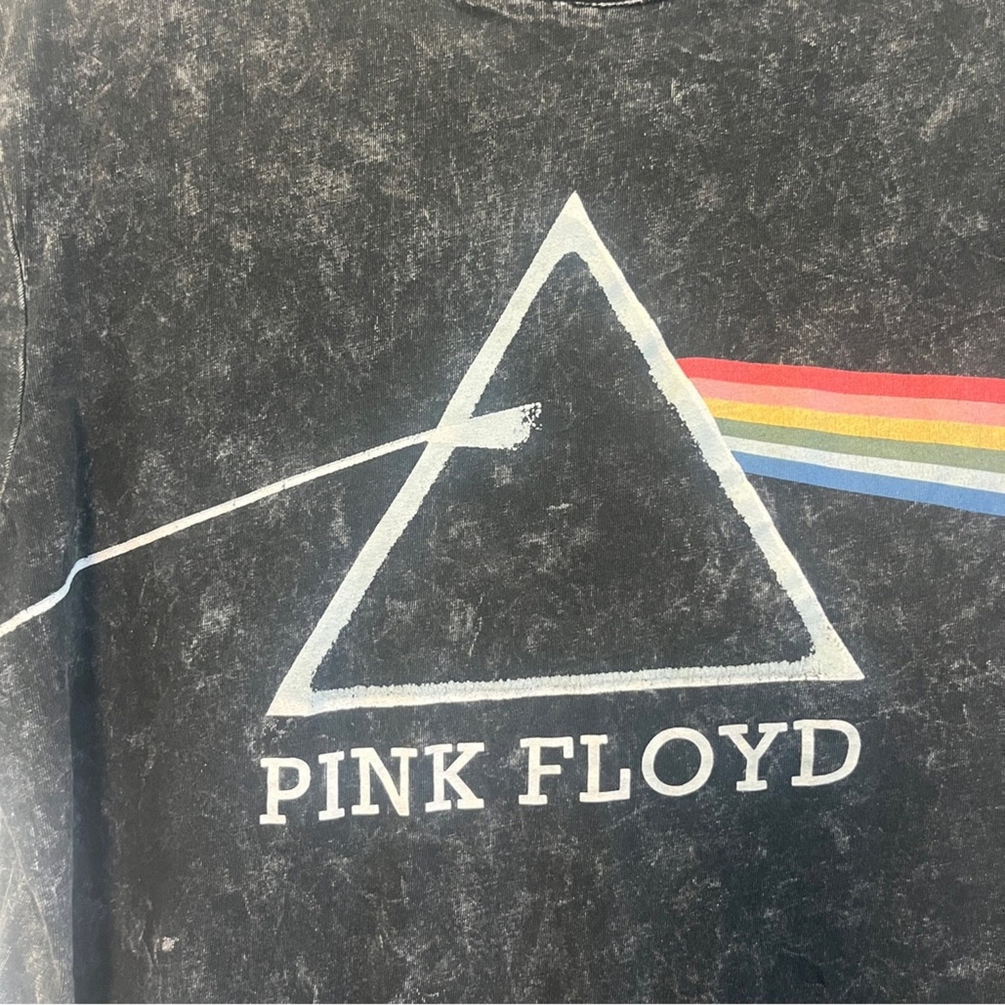Pink Floyd Graphic T Shirt Kids XL 14/16 Black Gray Dark Side Of The Moon Casual