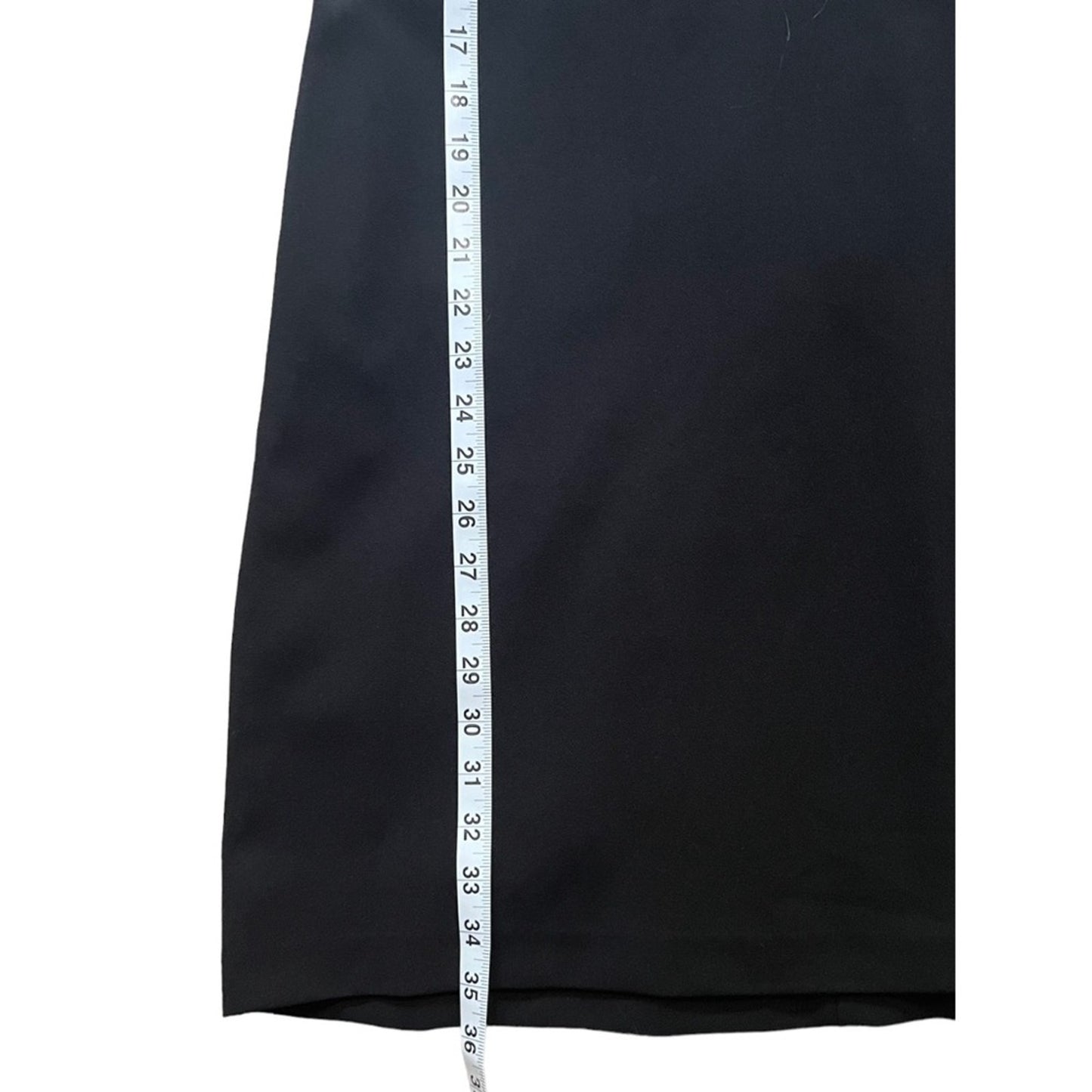Tommy Hilfiger Black Dress Womens Size 12 Bell Sleeve Scuba Crepe Classy Simple