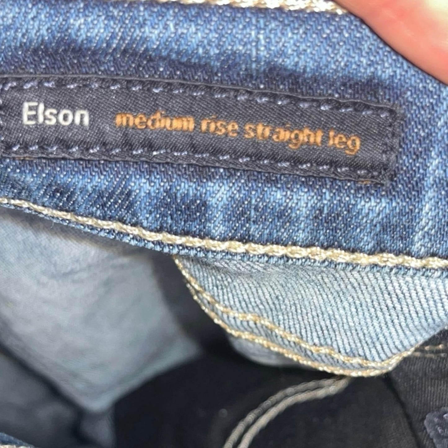 Citizens of Humanity Elson Jeans Womens Size 25 Medium Rise Straight Leg