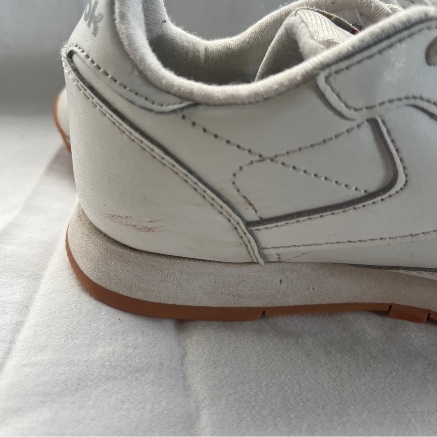 Reebok Classic Leather Sneakers Youth 2.5 Playwear Outdoor Tennis Shoes Casual