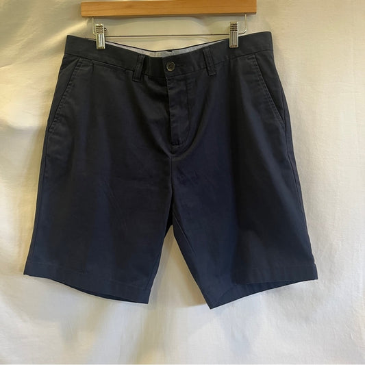 Tommy Hilfiger Mens Navy Chino Shorts Size 34 Golf Sophisticated Classic Basic