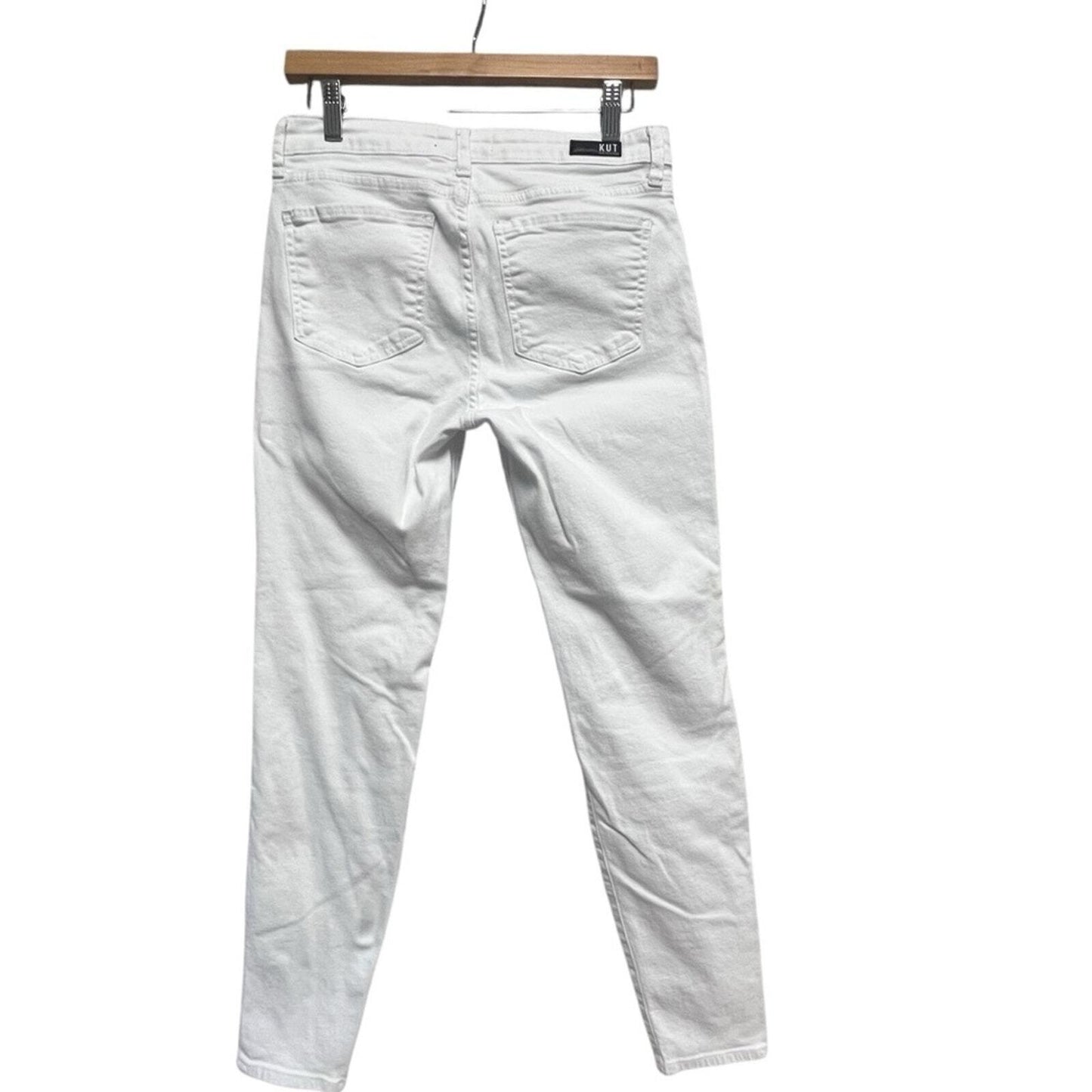 Kut From The Kloth Womens Size 4 White Skinny Jeans