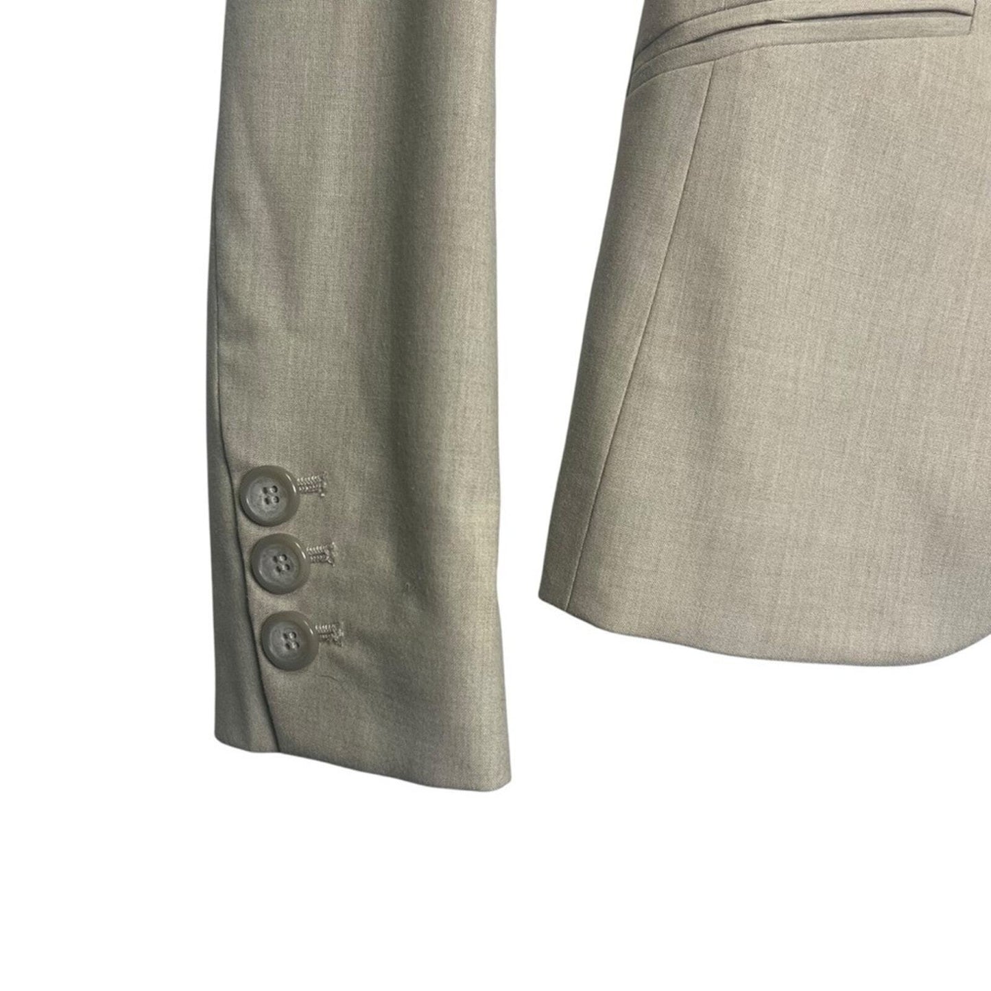 The Limited Collection Womens Size 2 Gray 2 Button Long Sleeve Blazer