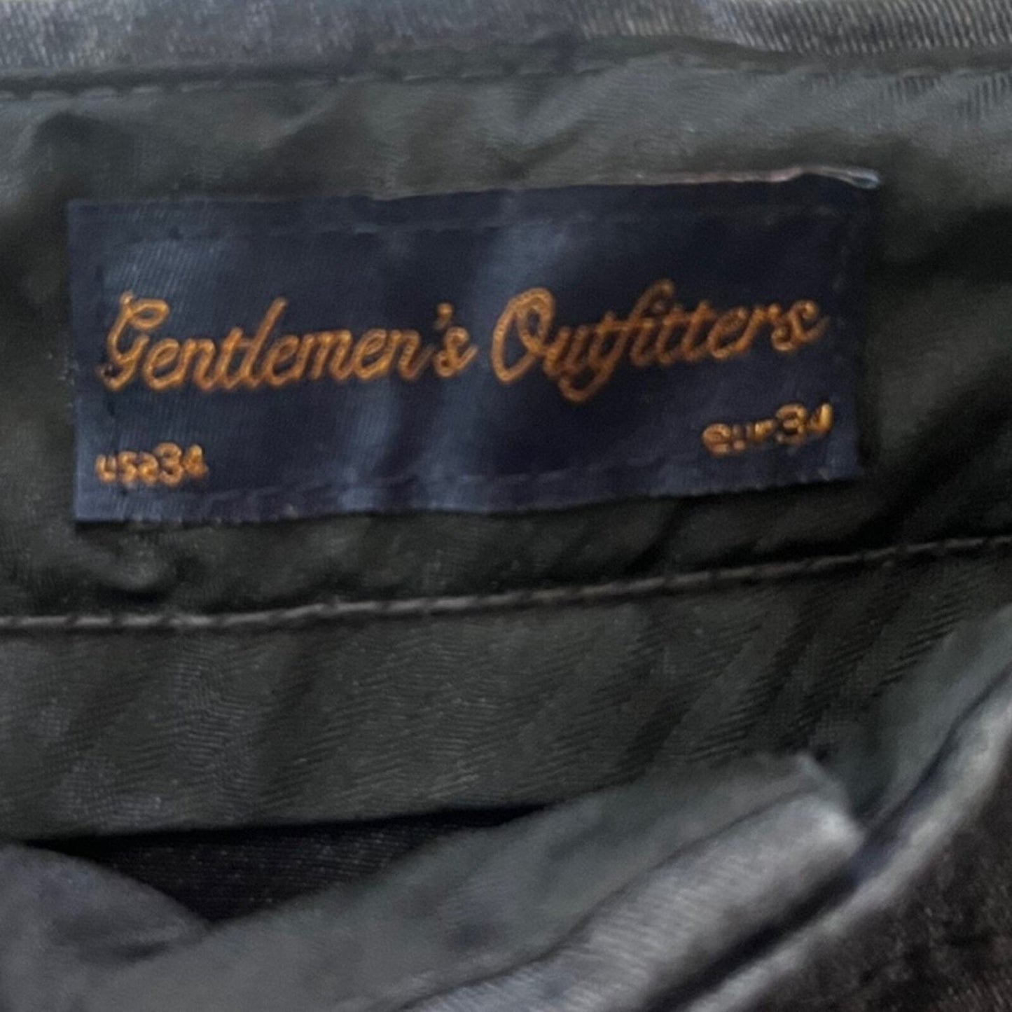 Gentlemens OutfittersShorts Black 34 Stretch Styled for Dapper Gents Flat Front 