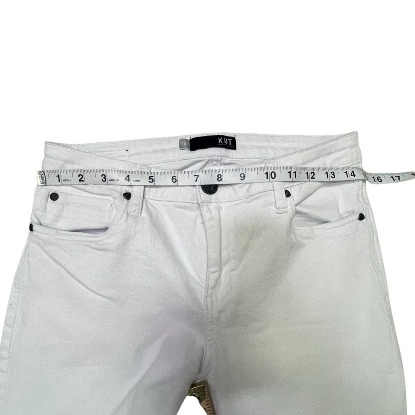 Kut From The Kloth Womens Size 4 White Skinny Jeans