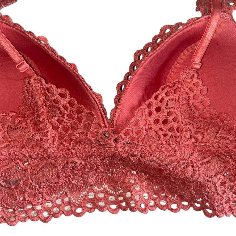 Aerie Coral Bralette no underwire​ M