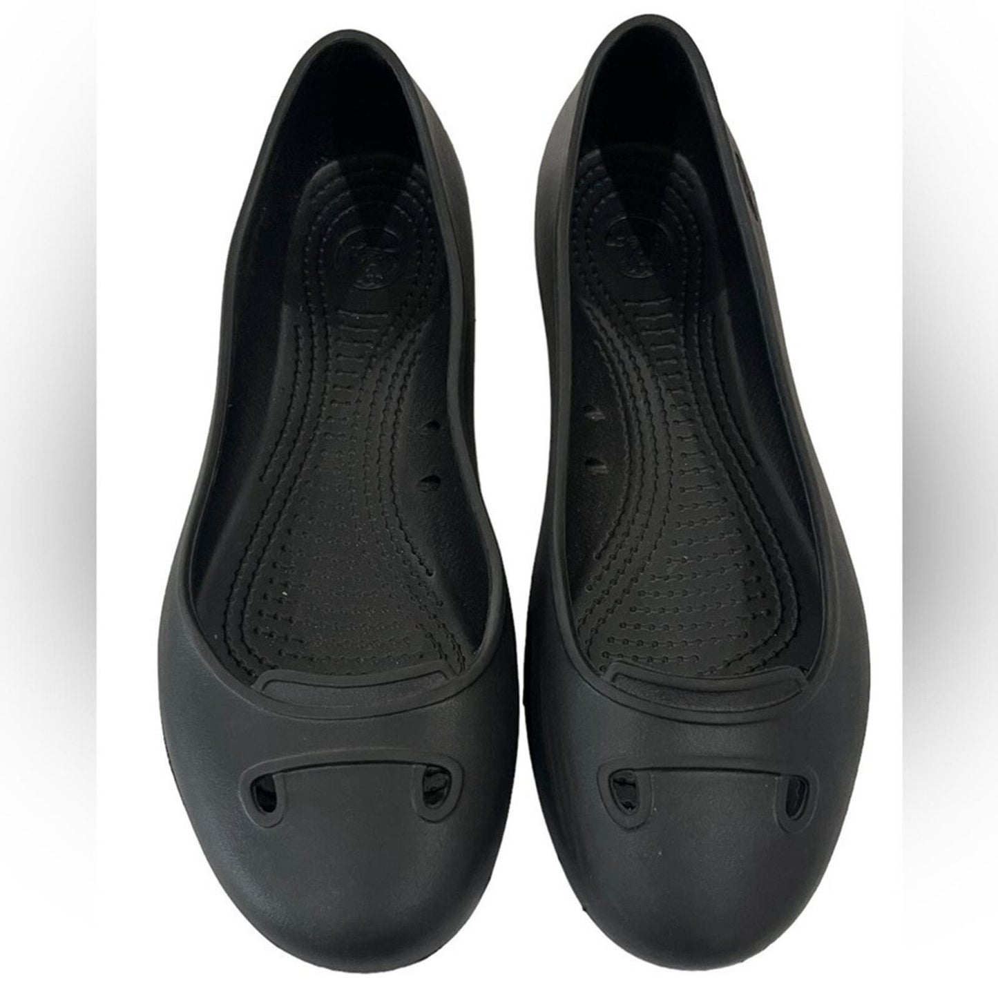 CROCS Womens Size 8 Flat Black Kadee Shoe 