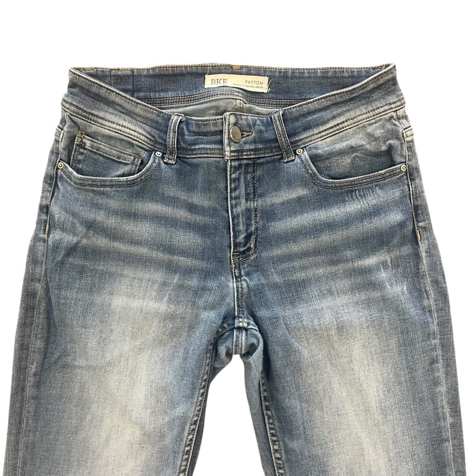 BKE Womens Size 29x31 1/2 Payton Universal Fit Mid Rise Bootcut Denim Jeans