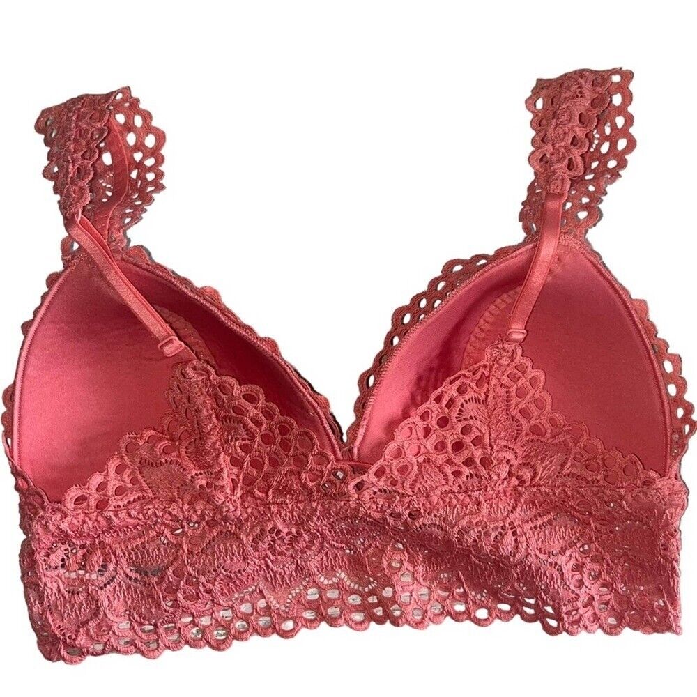 Aerie Coral Bralette no underwire​ M