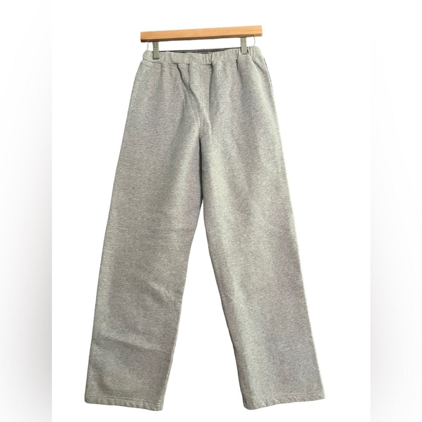 Land's End Boys Size 18 Gray Side Stripe Straight Leg Athletic Pants