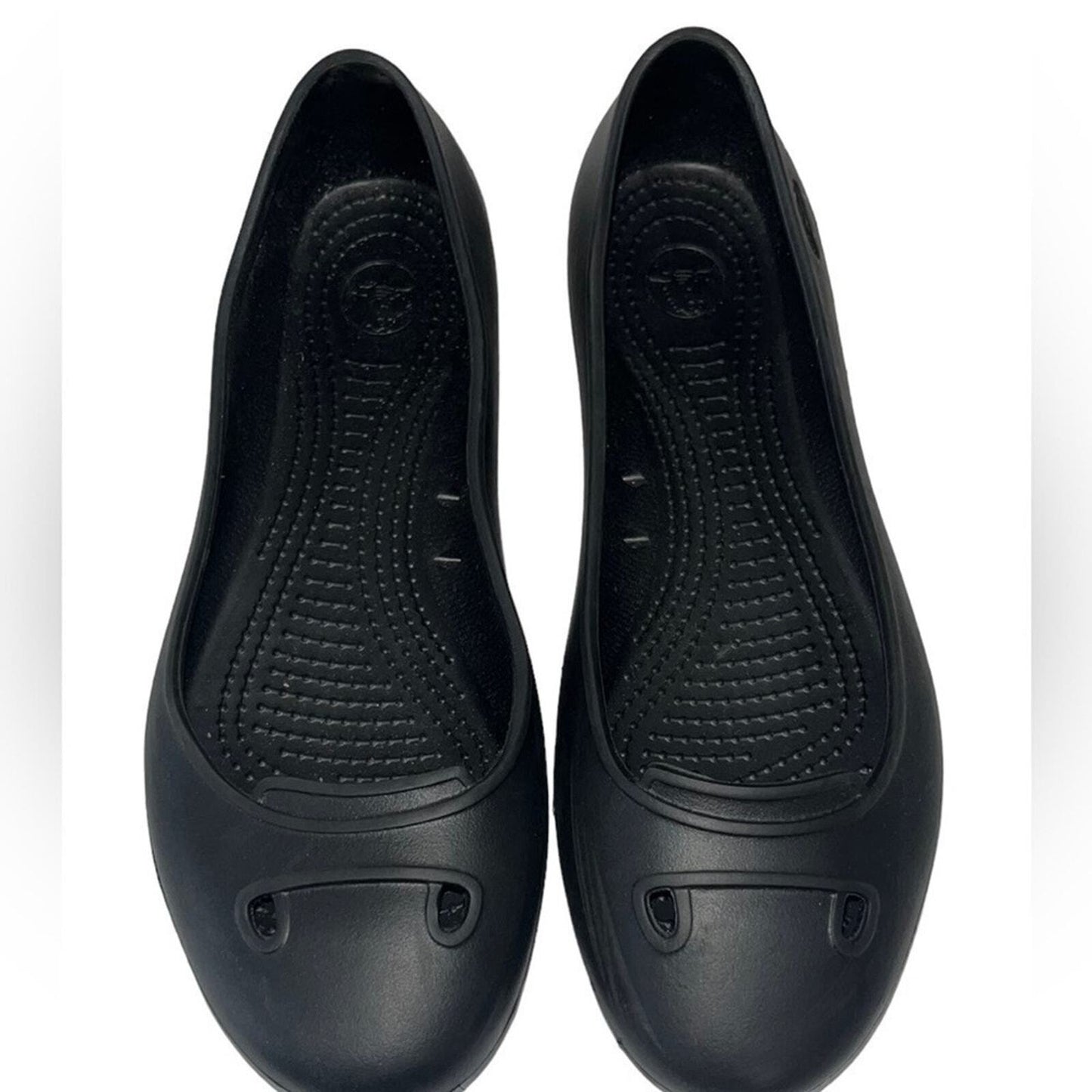 CROCS Womens Size 8 Flat Black Kadee Shoe 