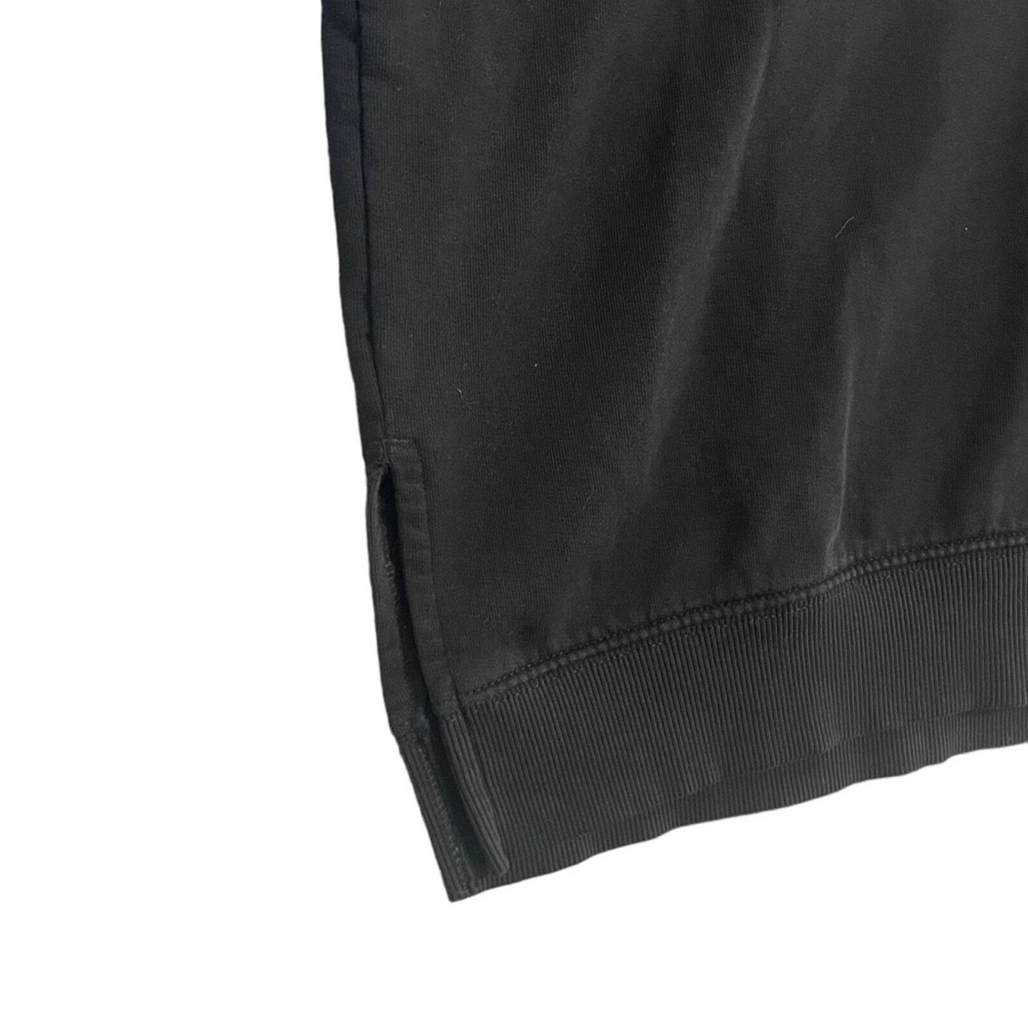 Laugh More Womens Size XL Black Cropped Sweatshirt