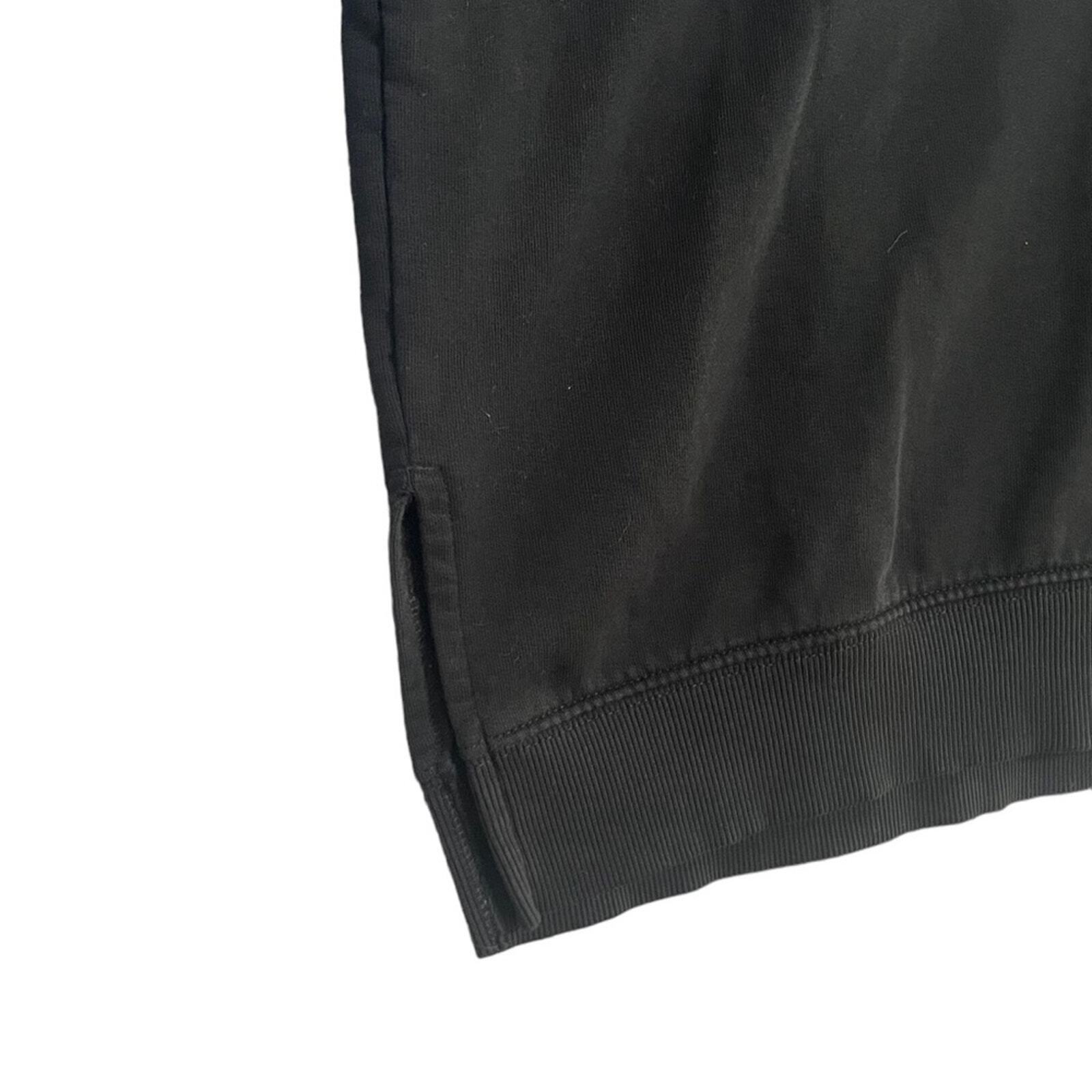 Laugh More Womens Size XL Black Cropped Sweatshirt