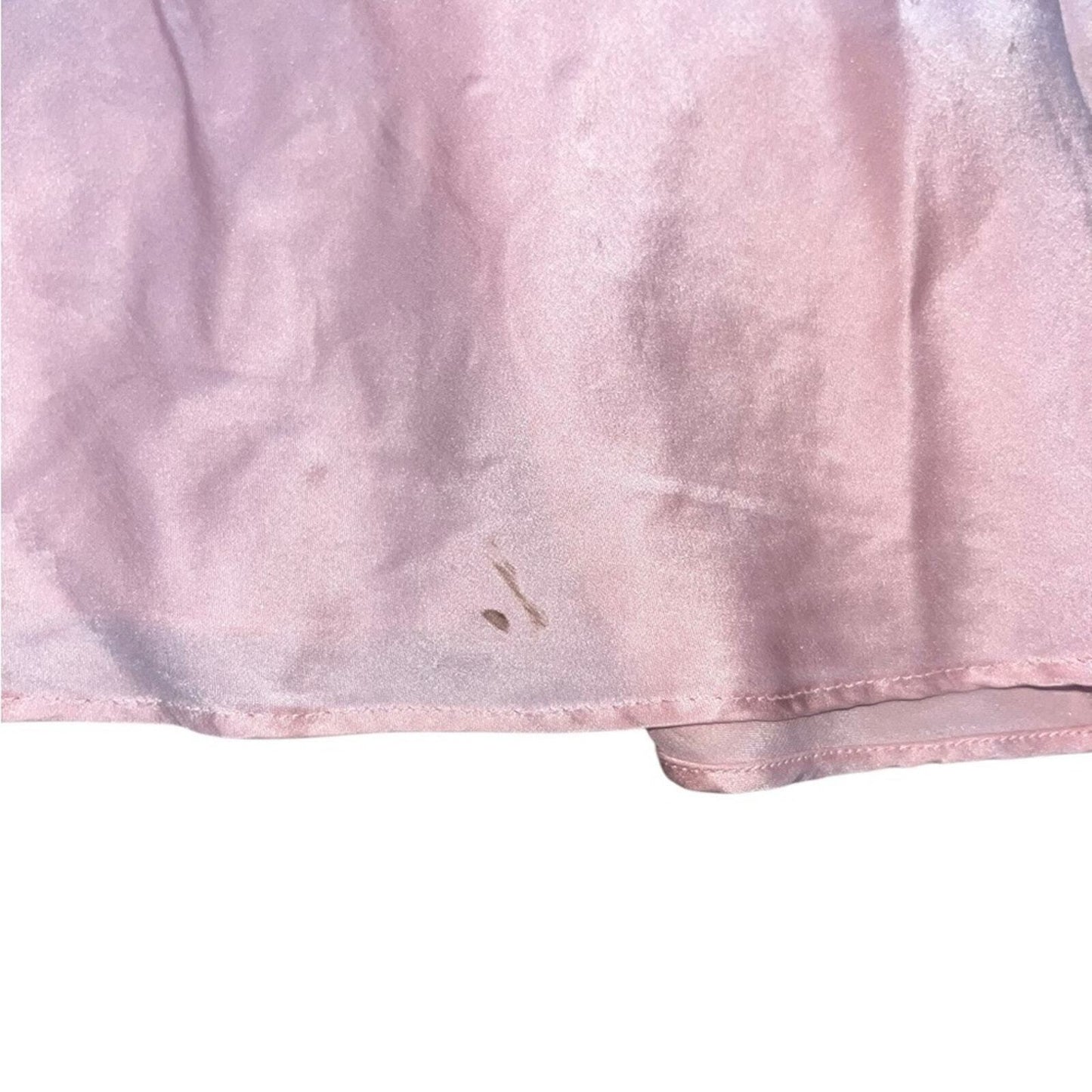 Vintage Victoria's Secret Womens Size M Blush Pink 100% Pure Silk Night Gown