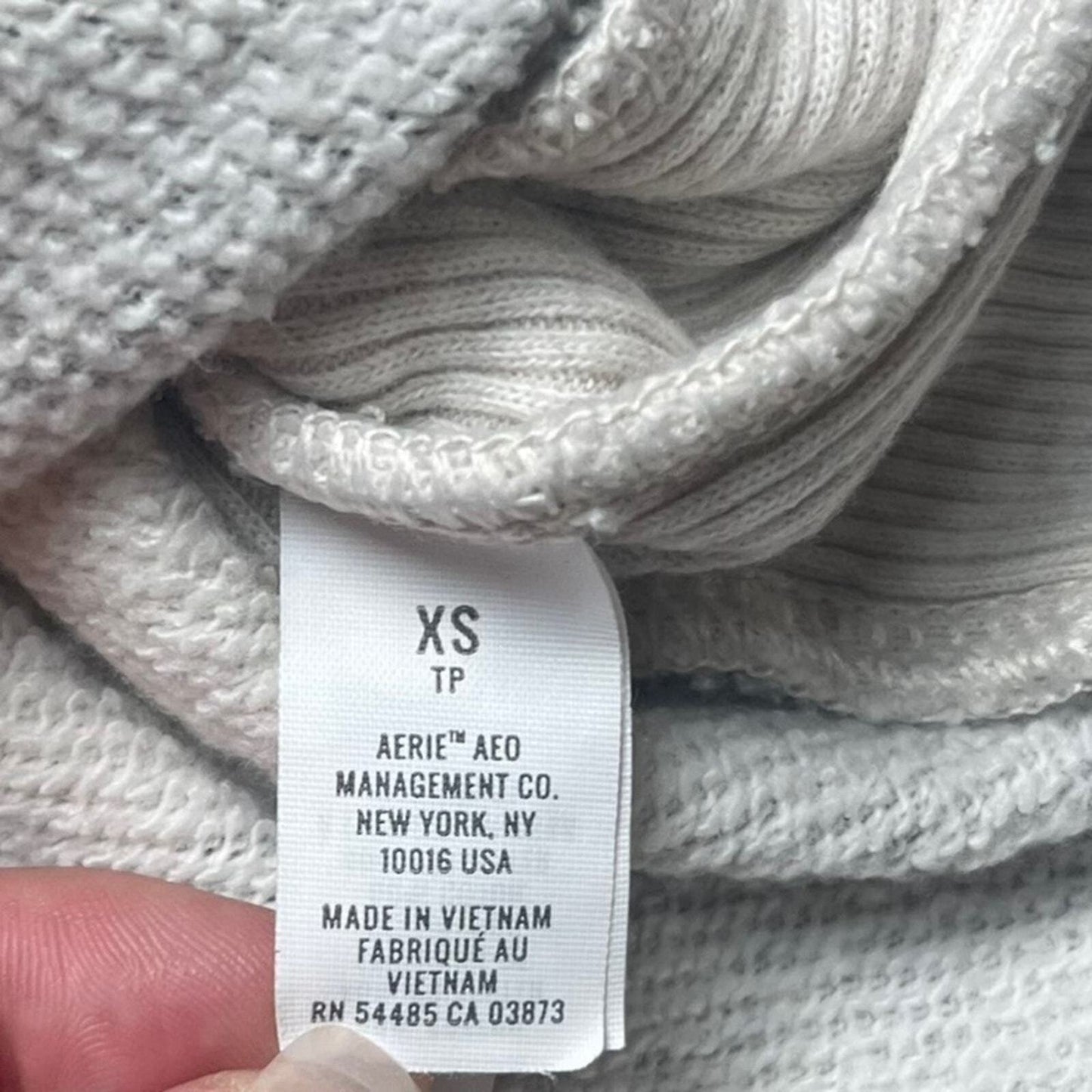 Aerie Oversized Good Vibes Camo Sweatshirt Size XS