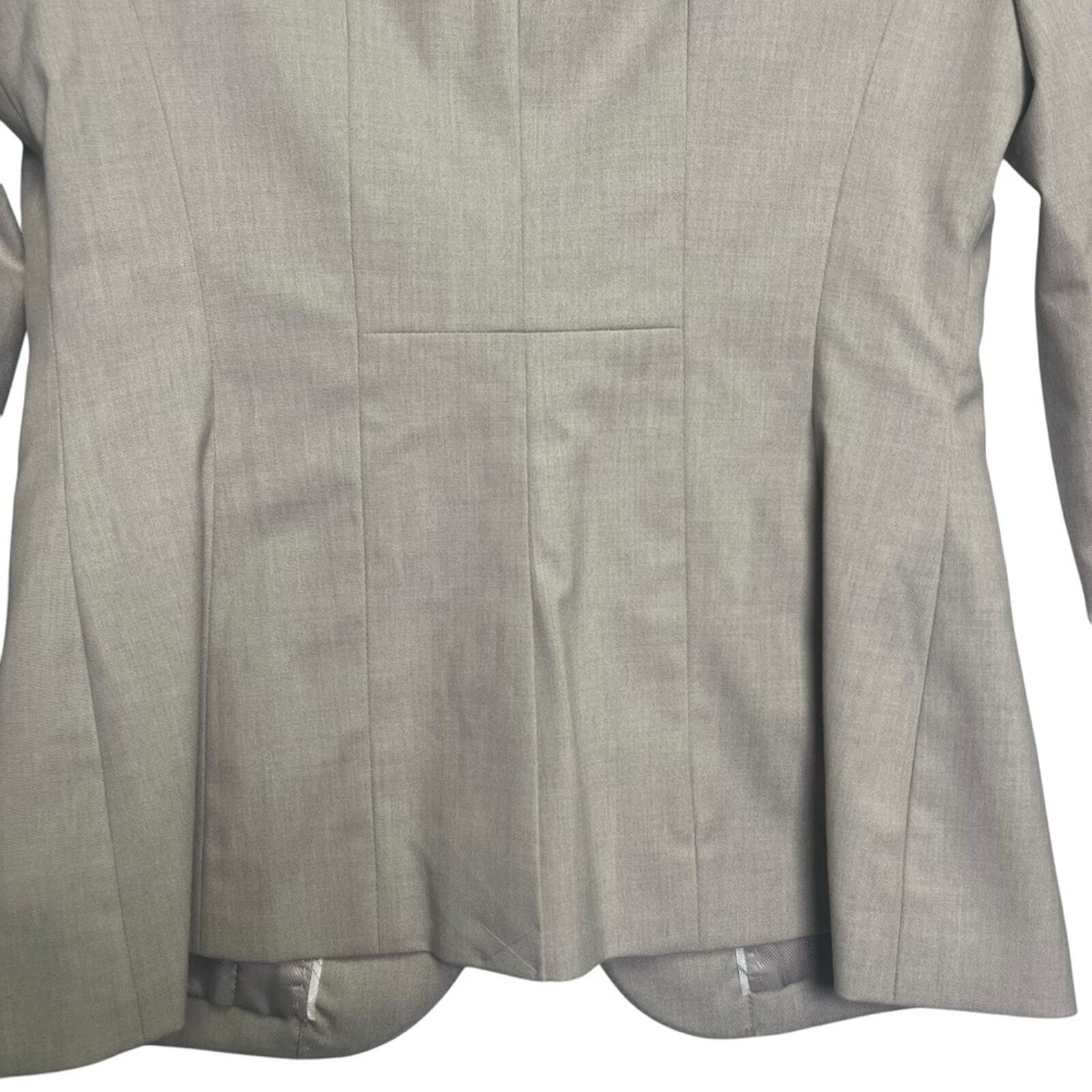 The Limited Collection Womens Size 2 Gray 2 Button Long Sleeve Blazer