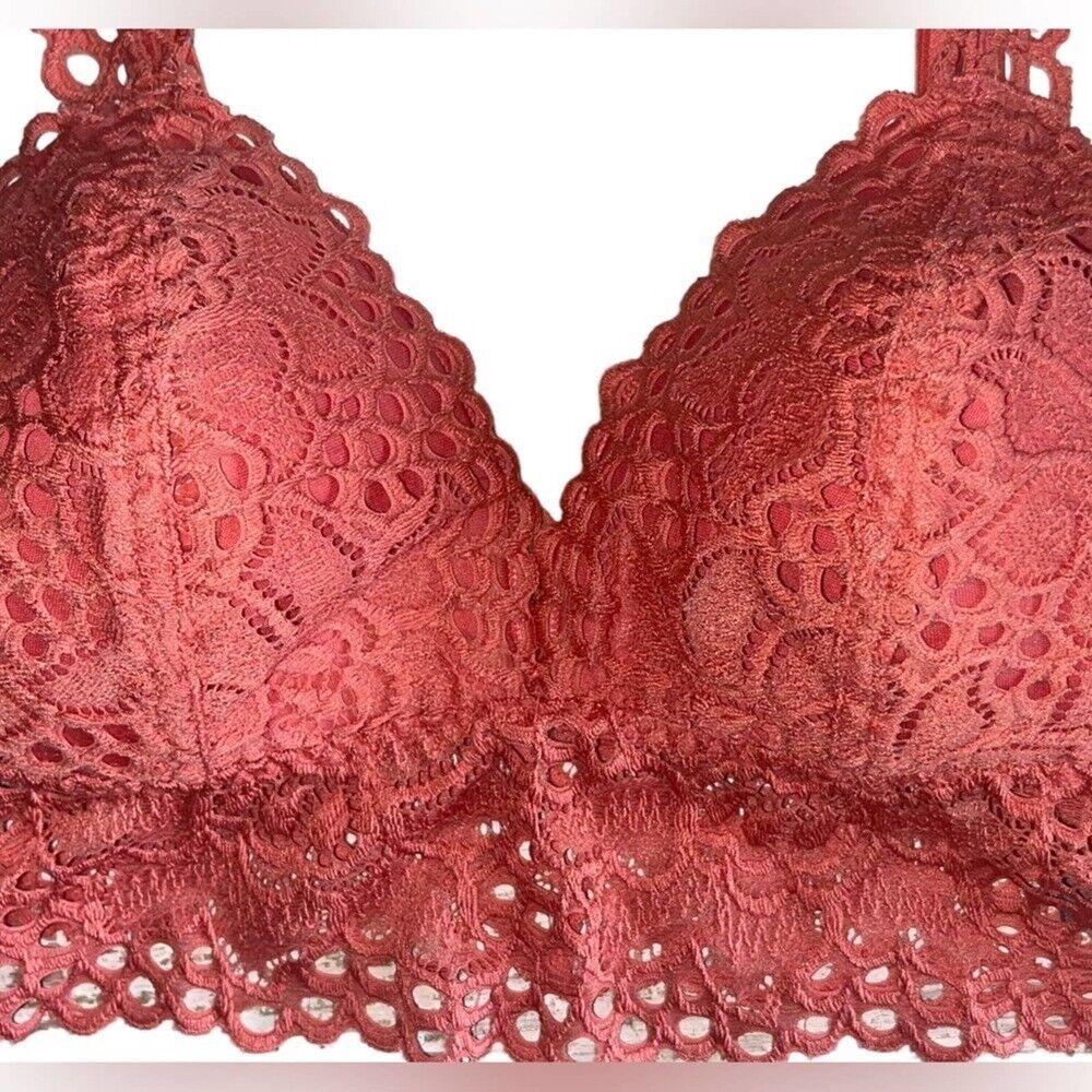 Aerie Coral Bralette no underwire​ M