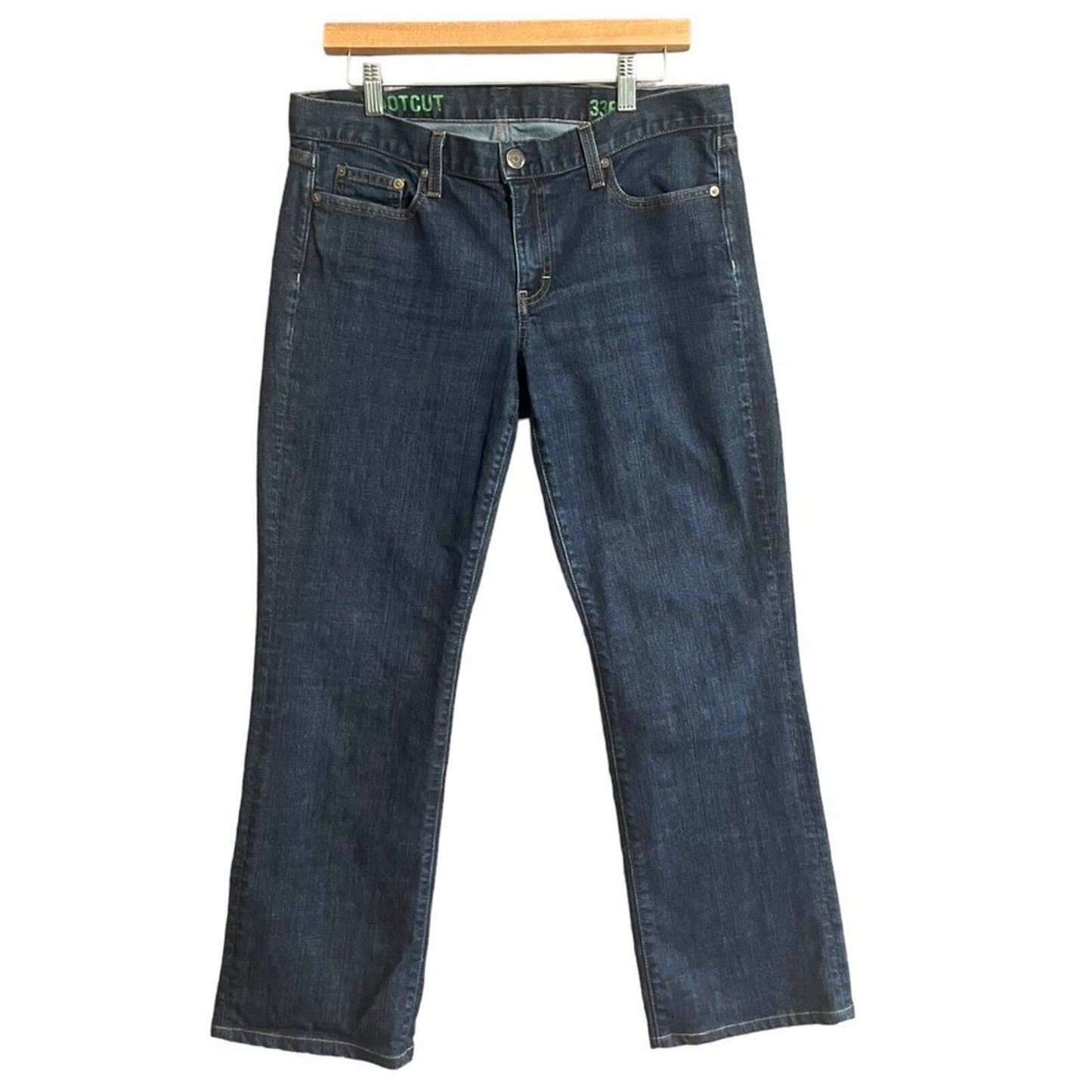 J. Crew Mens Size 33R Bootcut Dark Wash Denim Jeans