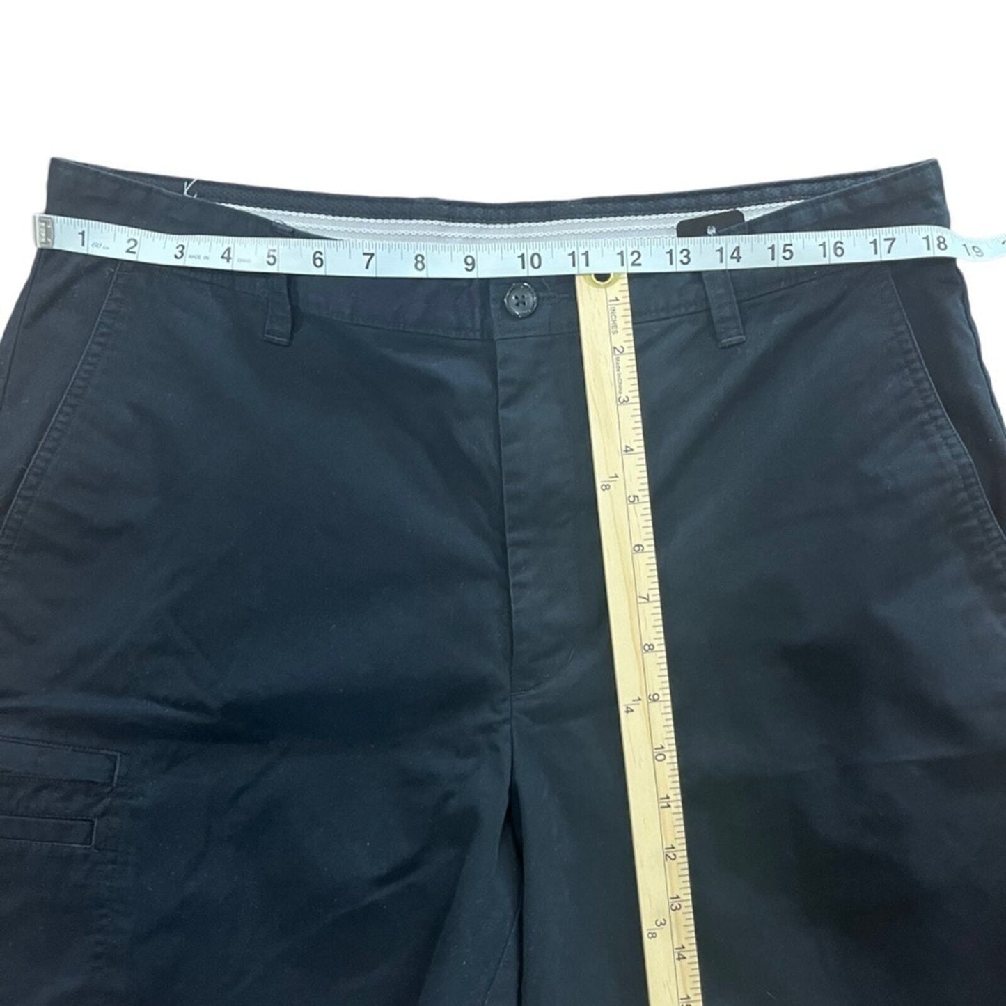 Greg Norman Mens Size 36 Navy Five Iron Flat Front Shorts 