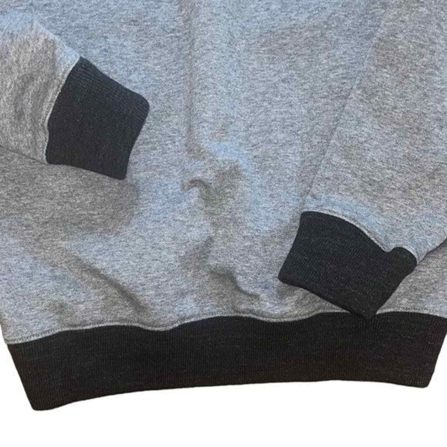H&M Comfy Gray & Black Pullover with Collard Neck Size Medium