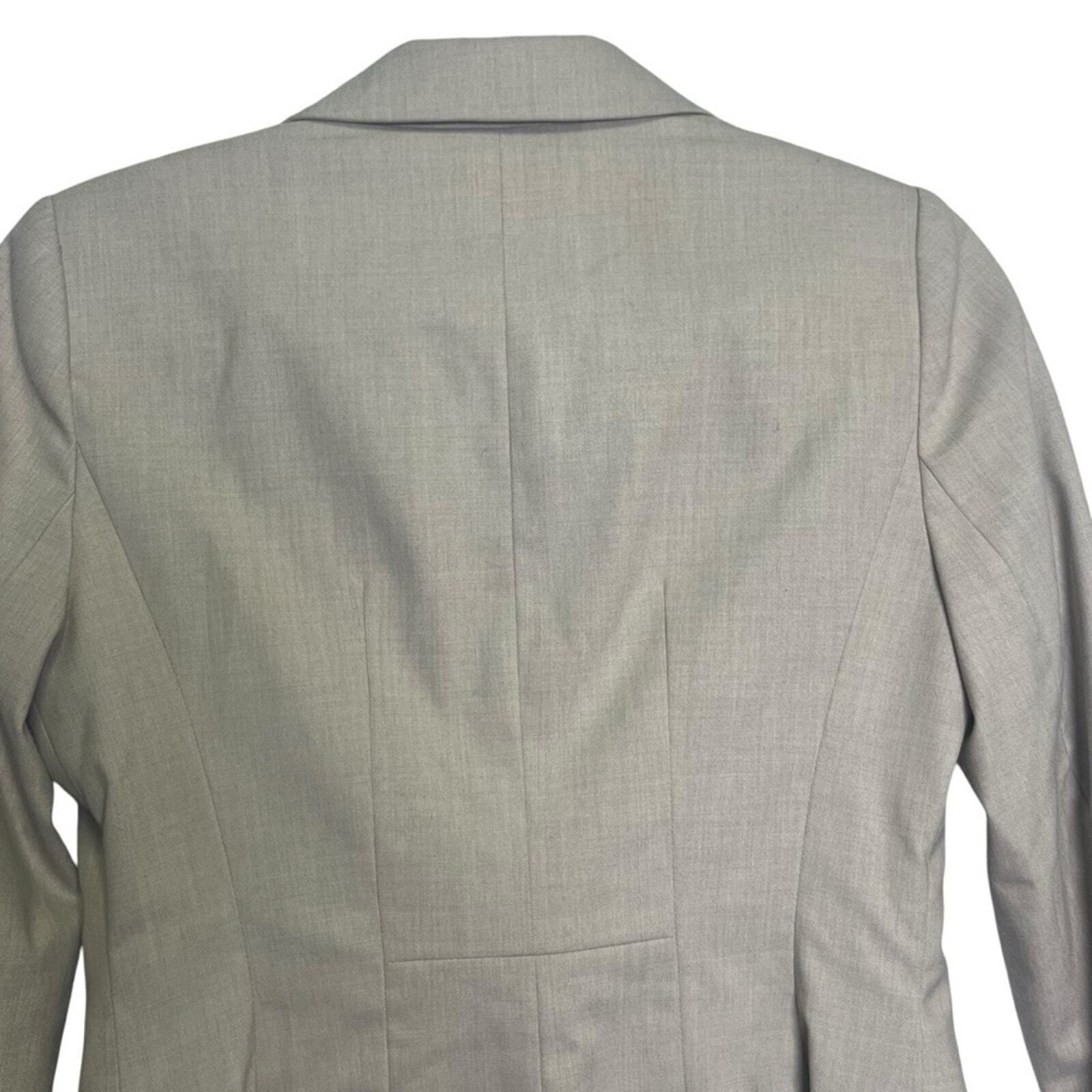 The Limited Collection Womens Size 2 Gray 2 Button Long Sleeve Blazer