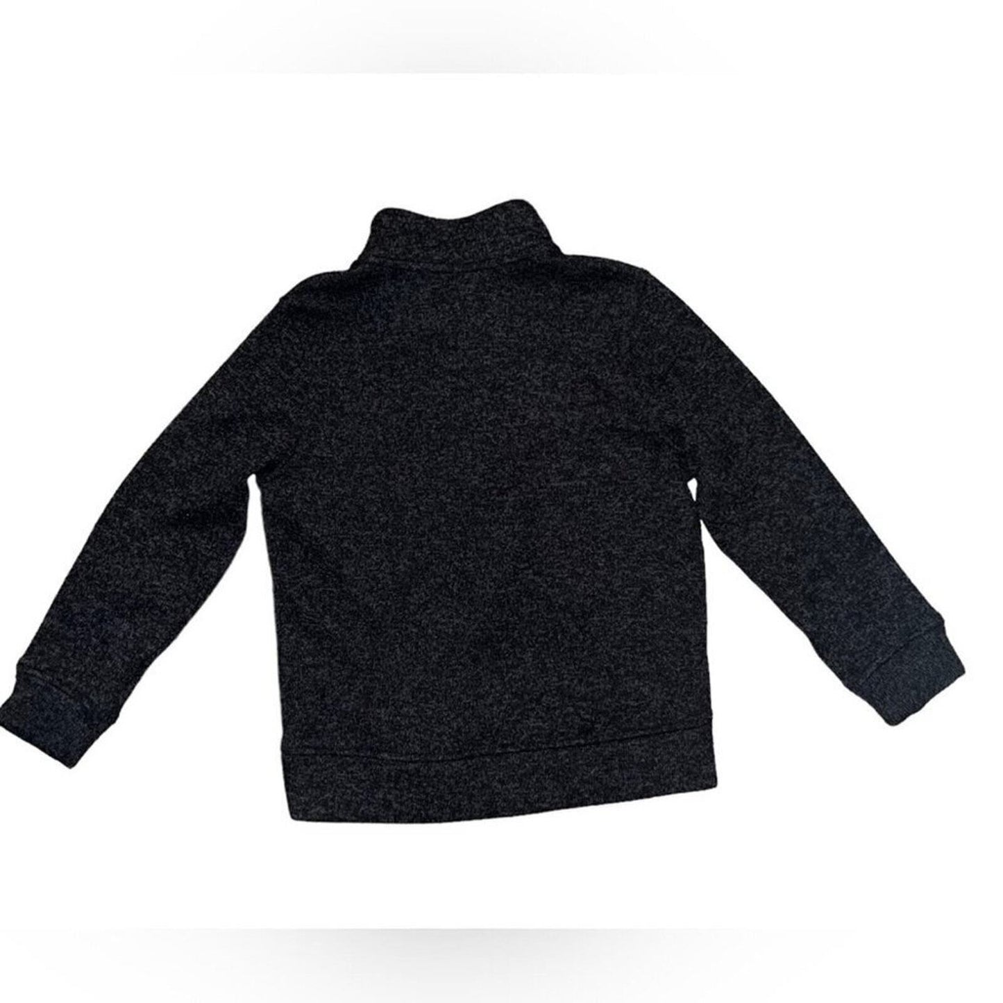 Old Navy Black 3/4 zipper sweater pullover Size 6/7