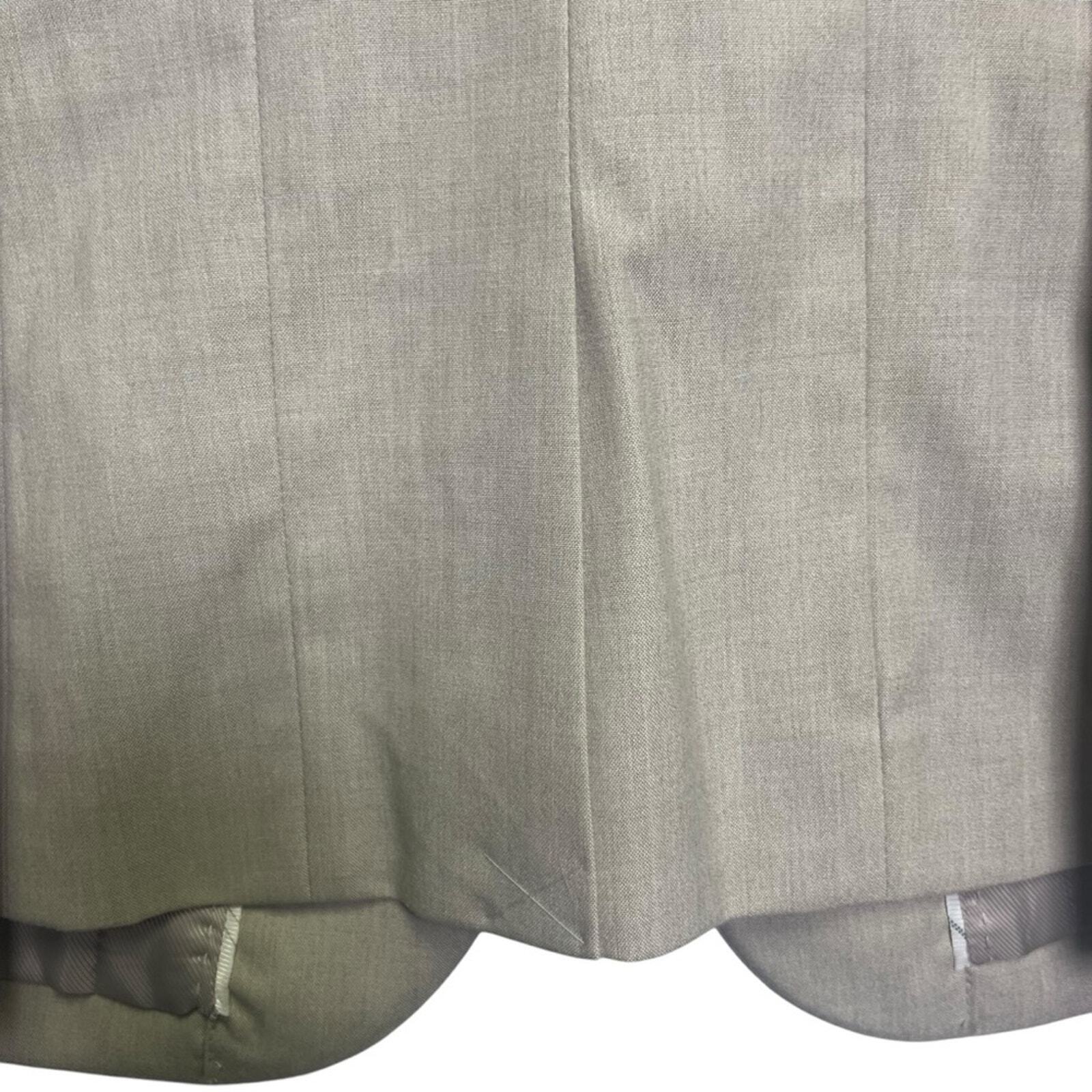 The Limited Collection Womens Size 2 Gray 2 Button Long Sleeve Blazer