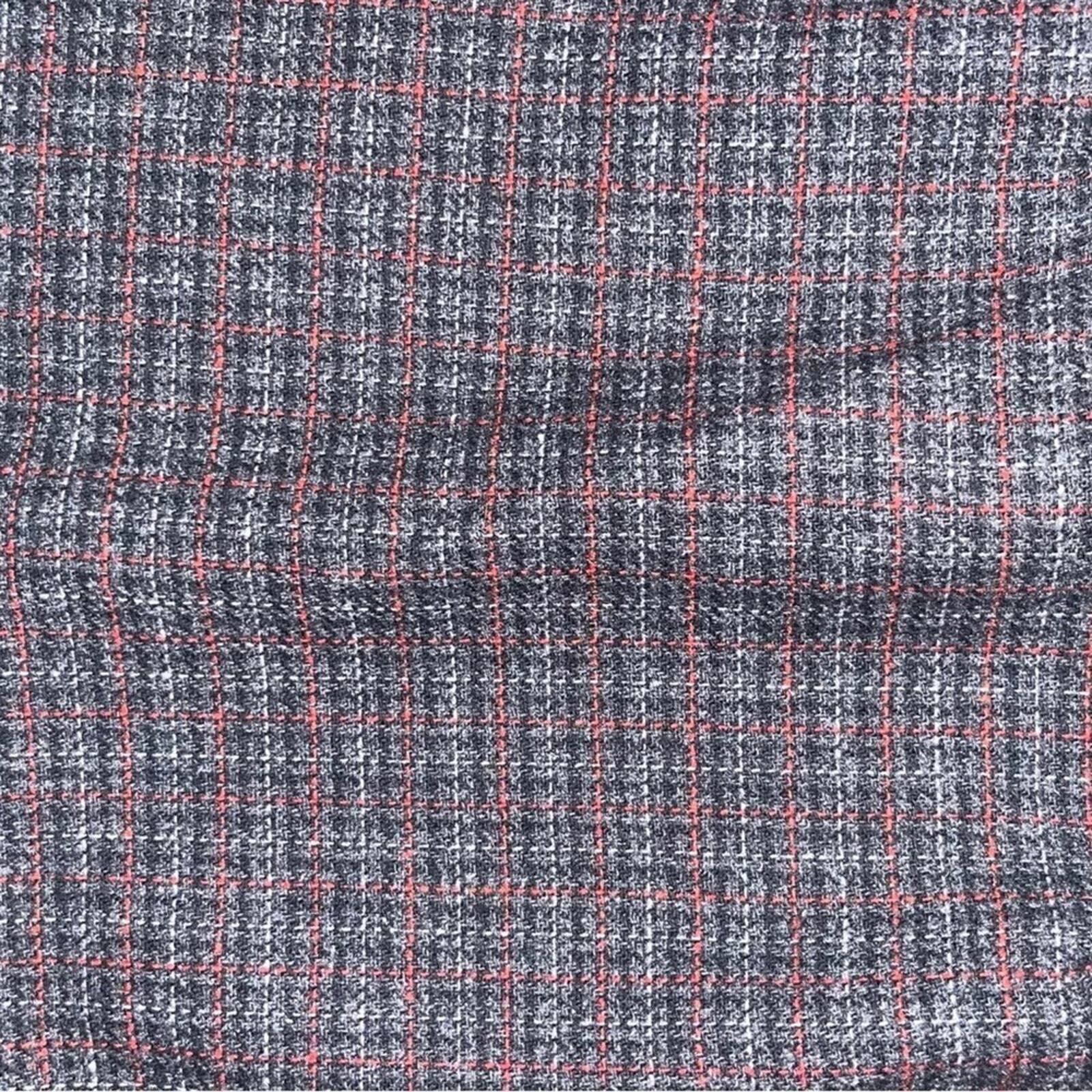 Mini Plaid Womens Size 6 Wool Polyester Red Gray Black Mini Skirt