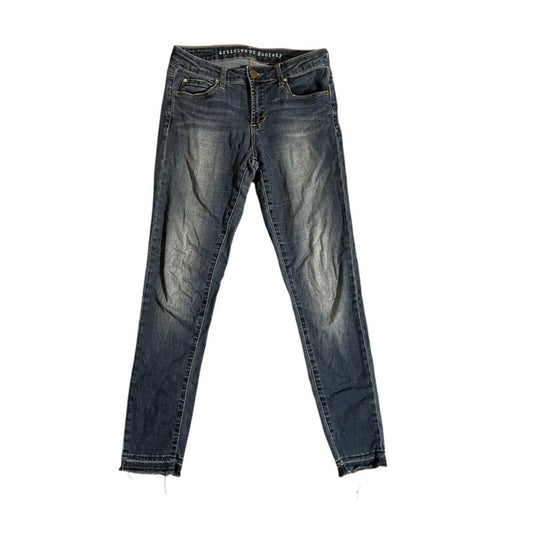Articles of Society Womens Mid-High Rise Skinny Size 25 Medium Wash Denim Jeans