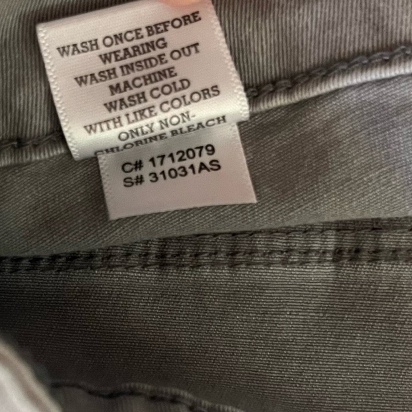 Altar'd State Womens Size M Gray Button Up Denim Cargo Mini Skirt