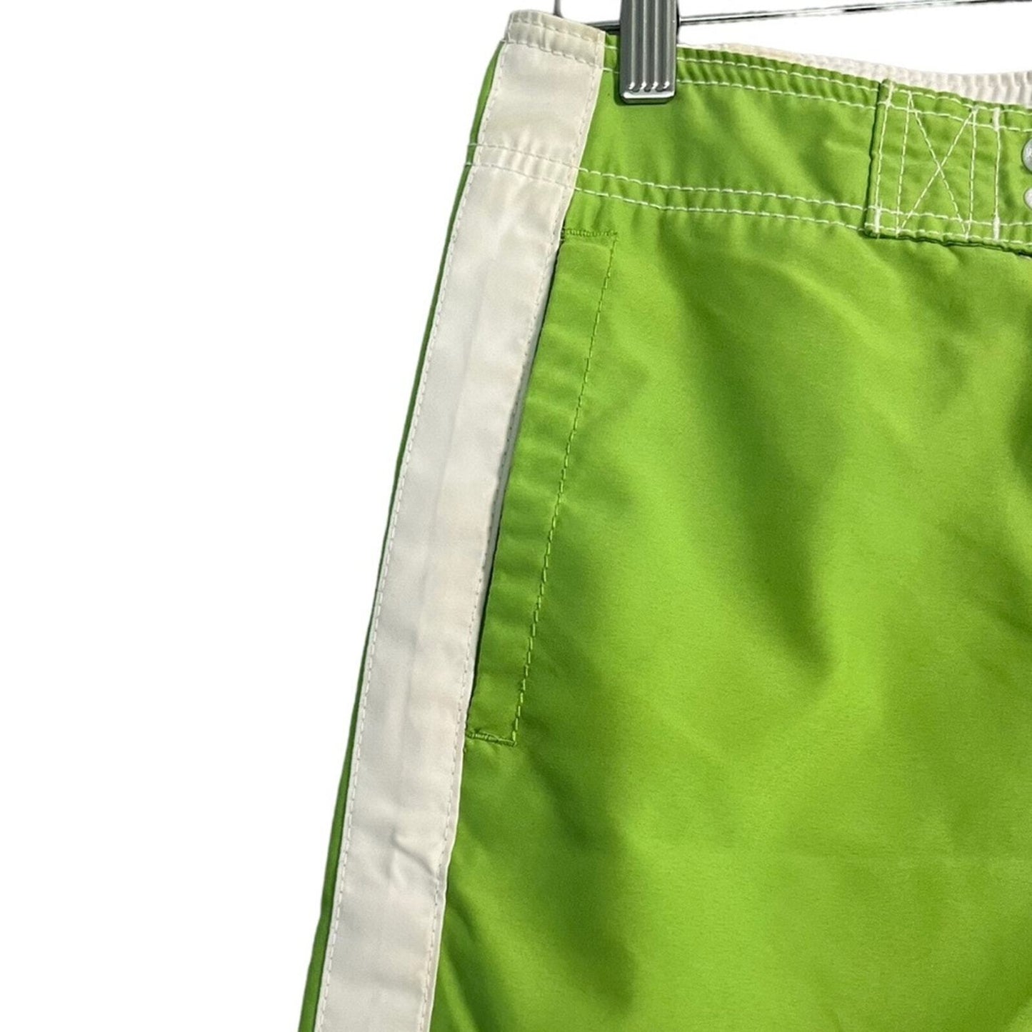 Abercrombie & Fitch Mens Small Lime Green Board Swim Shorts Trunks