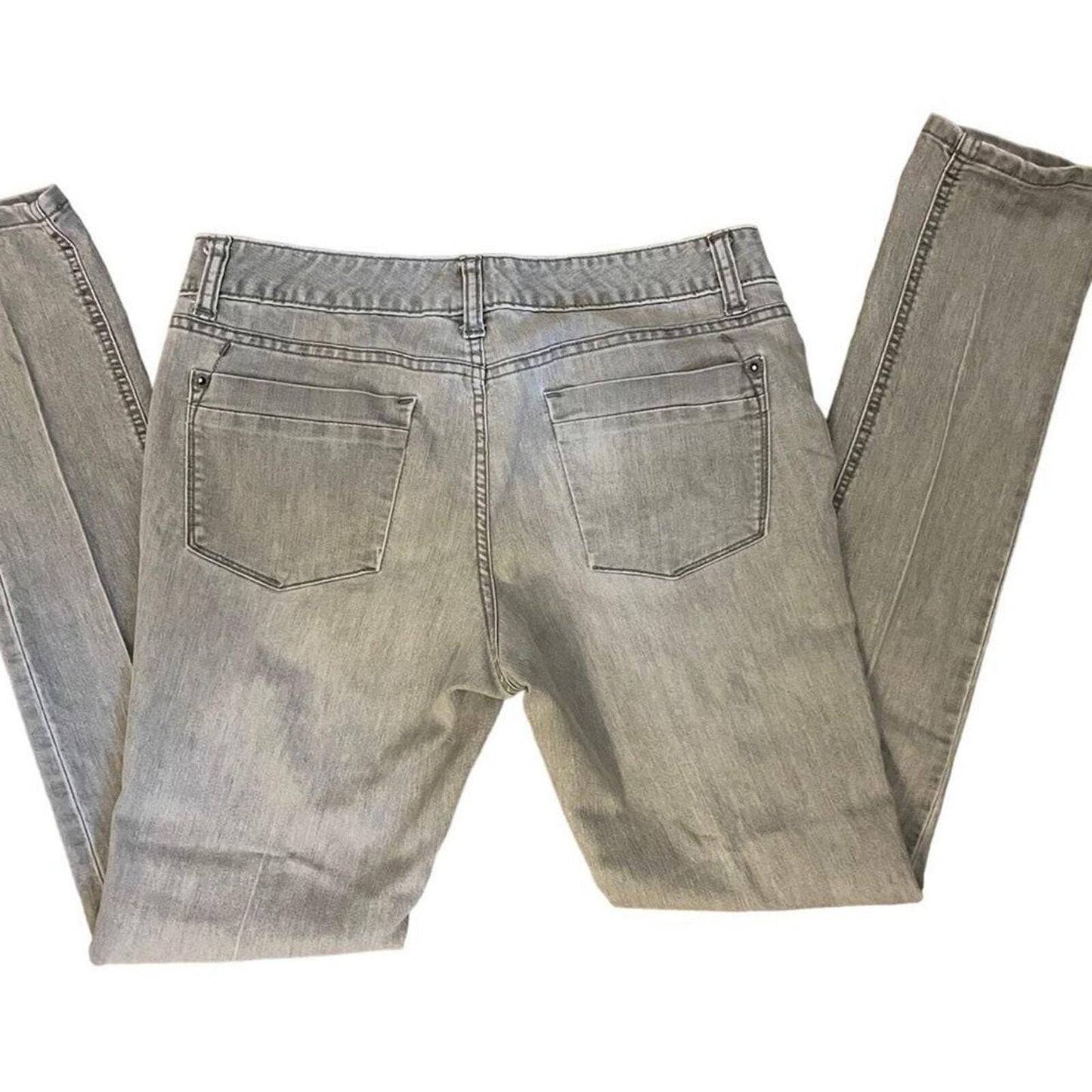 Mossimo Womens Size 8 Gray Skinny Premium Denim Jeans 