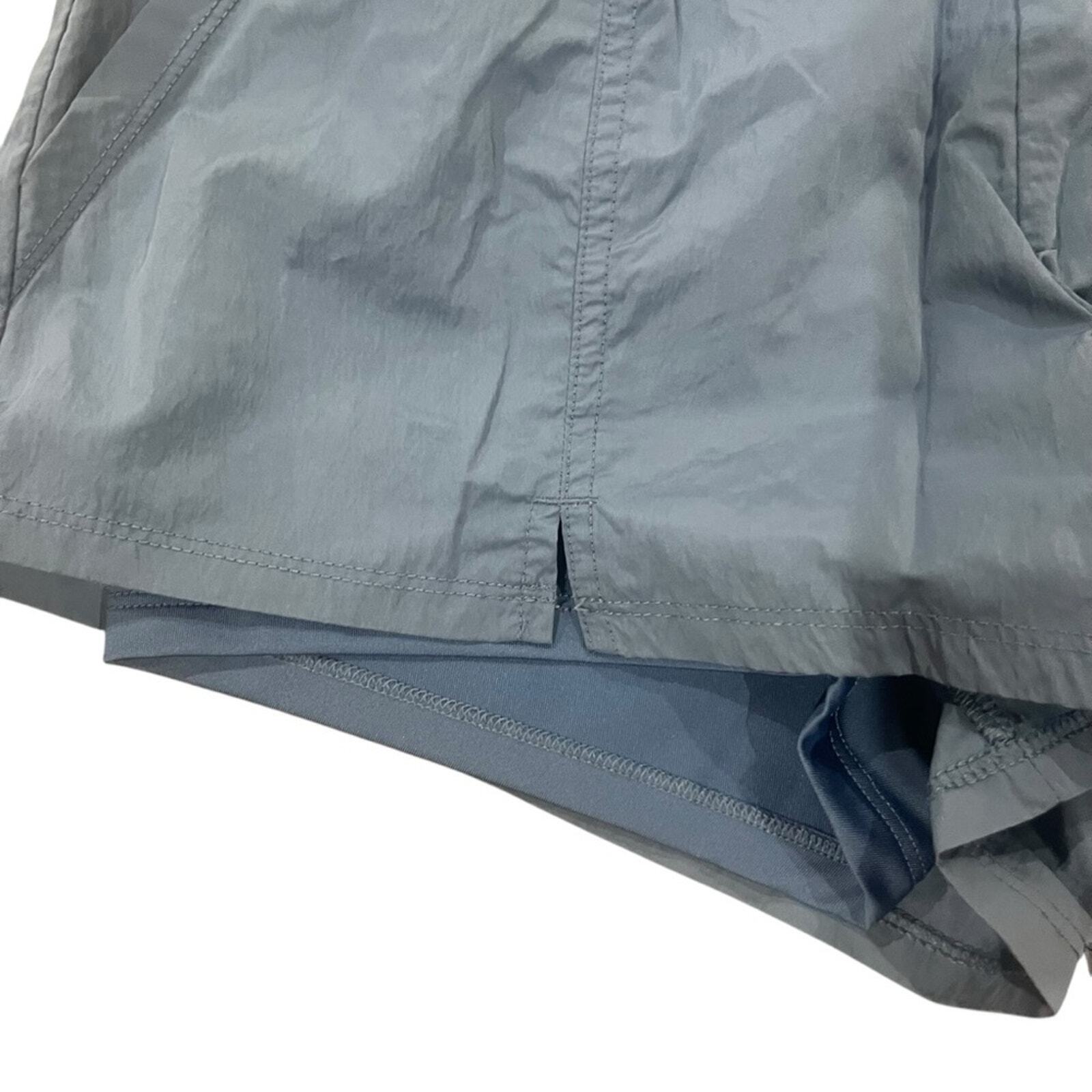 Apana Womens Size Small Blue Athletic Elastic Drawstring 2 Front Pocket Shorts