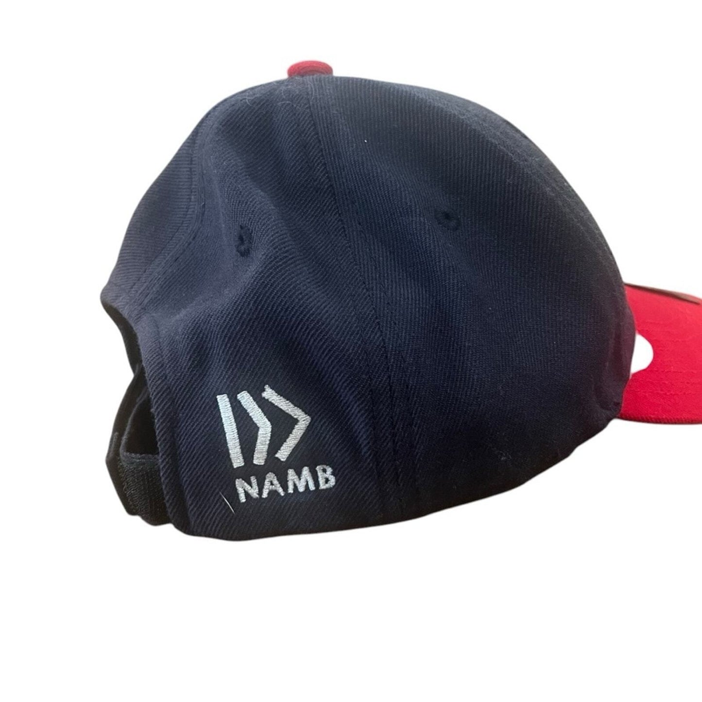 Atlanta Braves 47 Brand MVP NAMB Adjustable Strap Navy Red White Baseball Cap